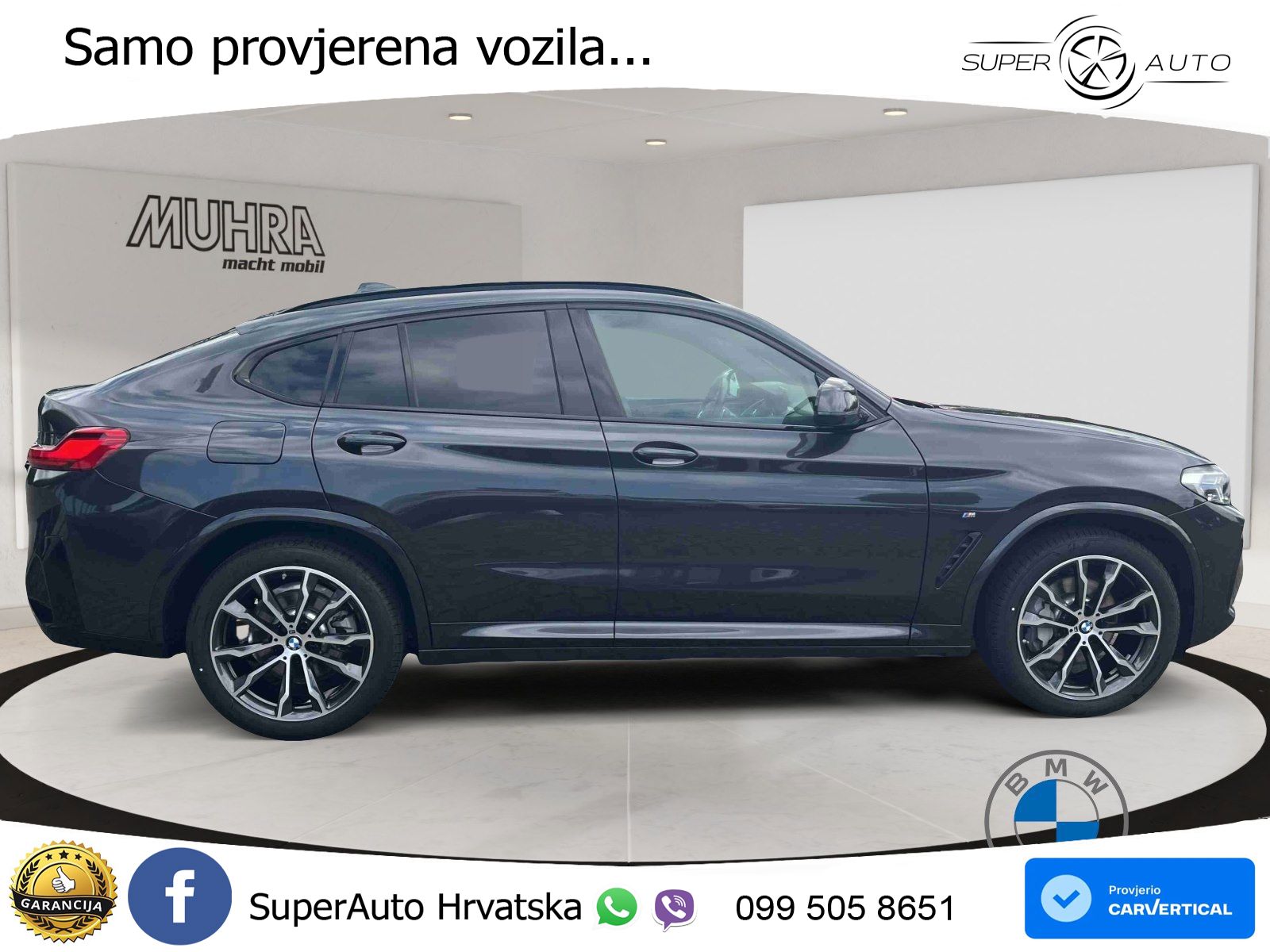 BMW X4 30d (286 KS) xDrive Steptronic M Sport LED+GR SJED+ACC