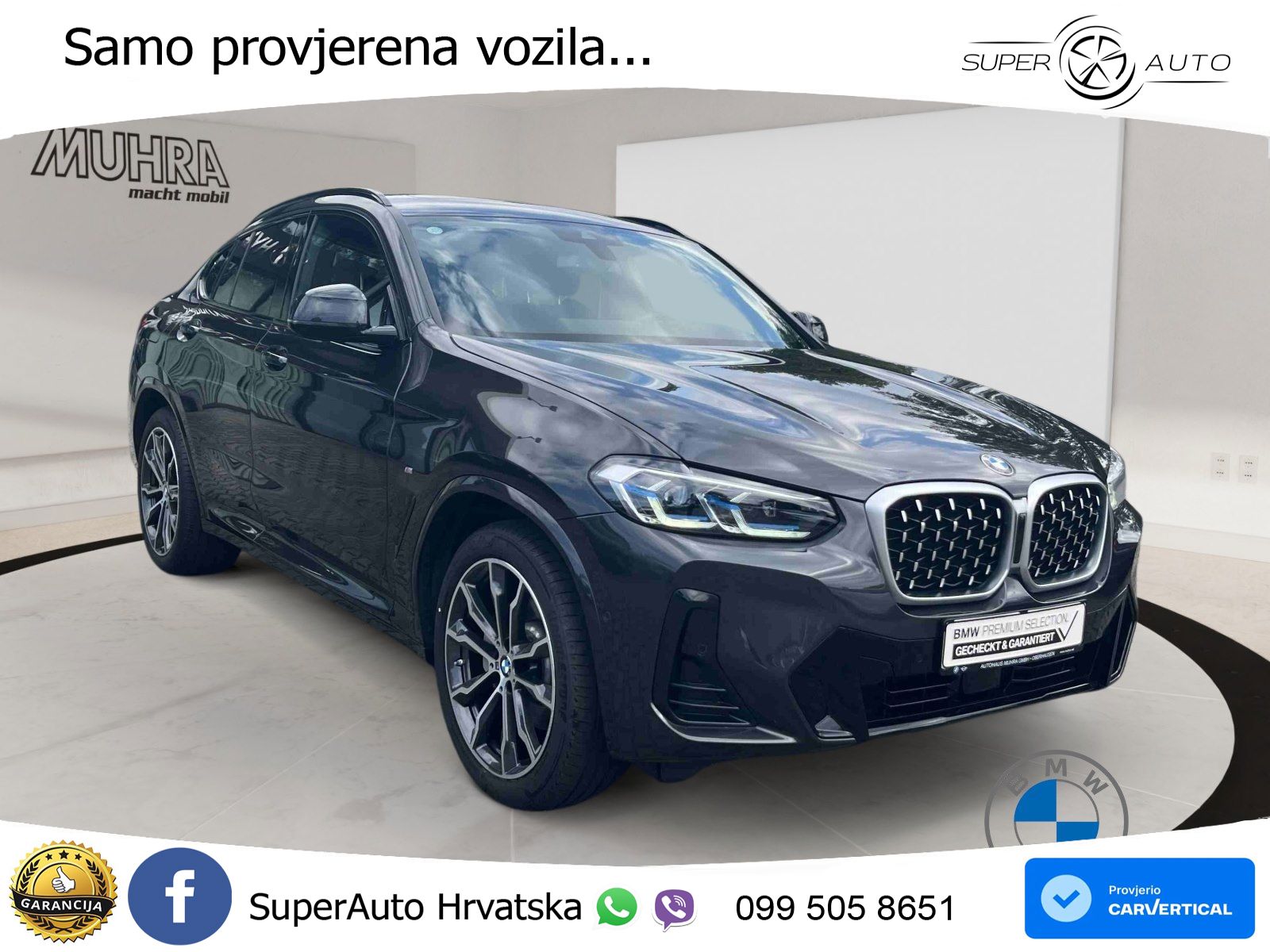 BMW X4 30d (286 KS) xDrive Steptronic M Sport LED+GR SJED+ACC