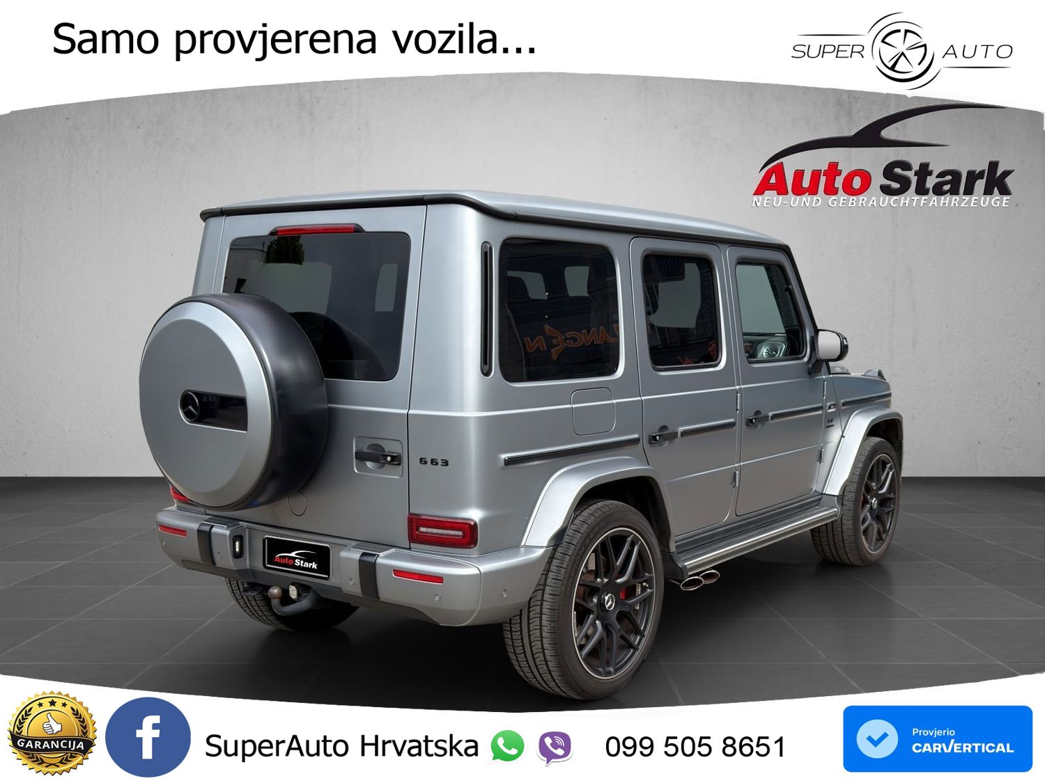 Mercedes AMG G 63 Long V8 (585 KS) 4MATIC 9G-TRONIC AMG SPEEDSHIFT PLUS Superior LED+GR SJED+ACC