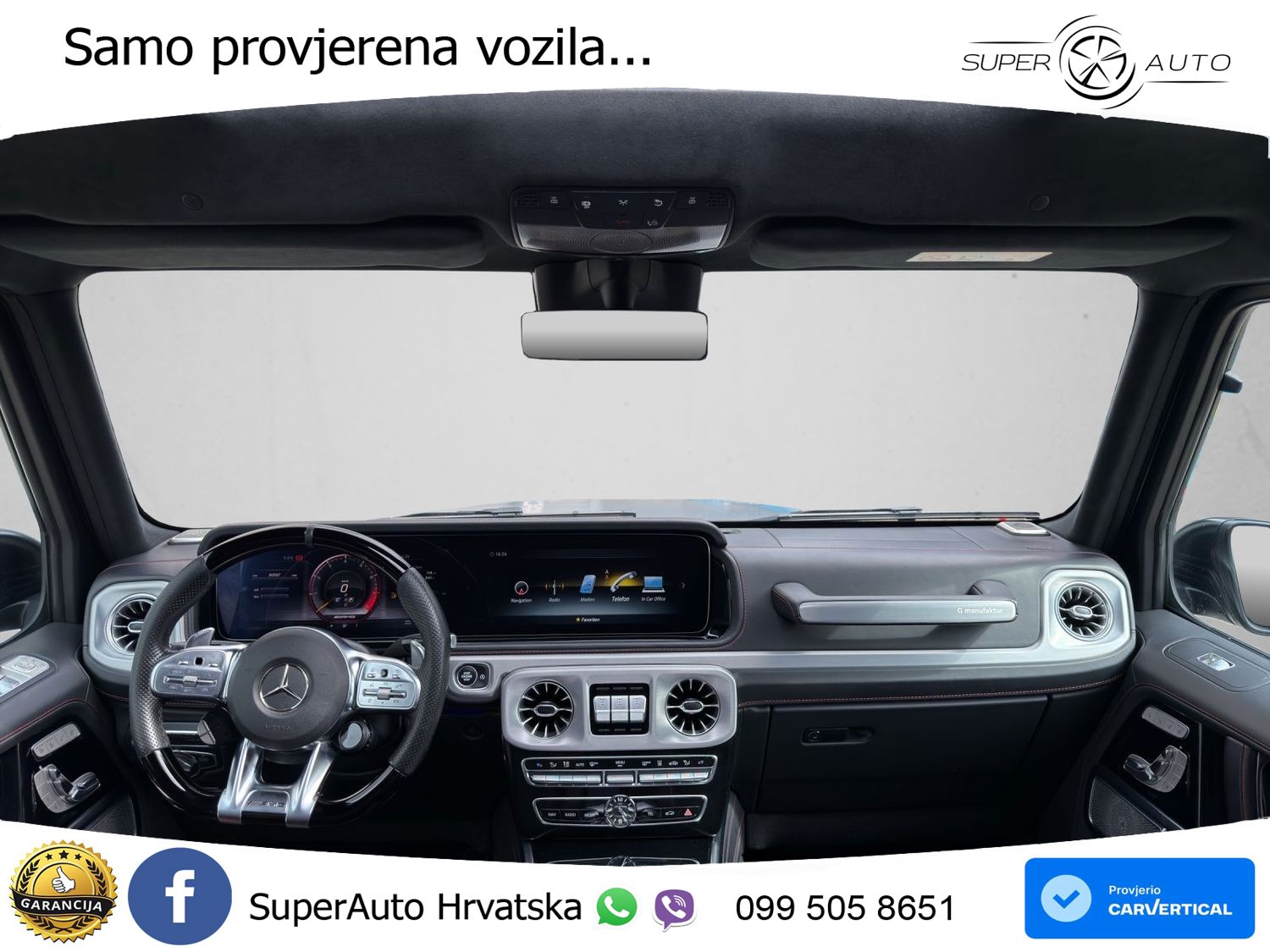 Mercedes AMG G 63 Long V8 (585 KS) 4MATIC 9G-TRONIC AMG SPEEDSHIFT PLUS Superior LED+GR SJED+ACC