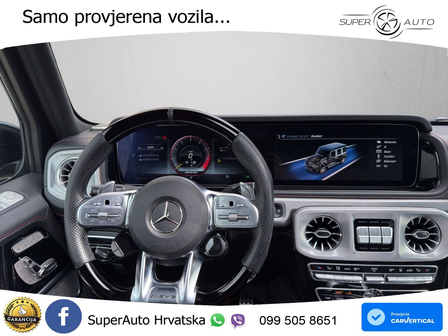 Mercedes AMG G 63 Long V8 (585 KS) 4MATIC 9G-TRONIC AMG SPEEDSHIFT PLUS Superior LED+GR SJED+ACC