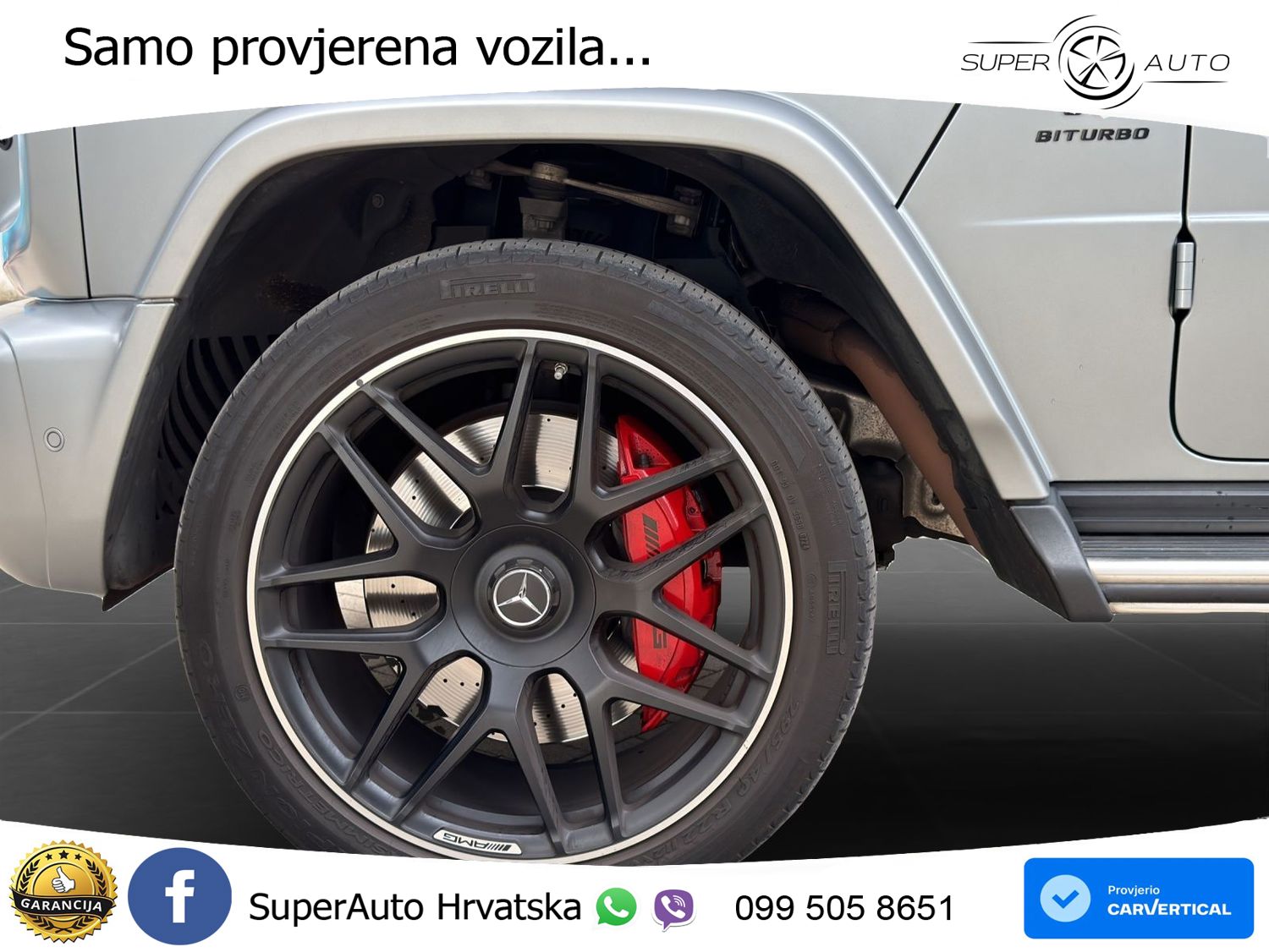 Mercedes AMG G 63 Long V8 (585 KS) 4MATIC 9G-TRONIC AMG SPEEDSHIFT PLUS Superior LED+GR SJED+ACC