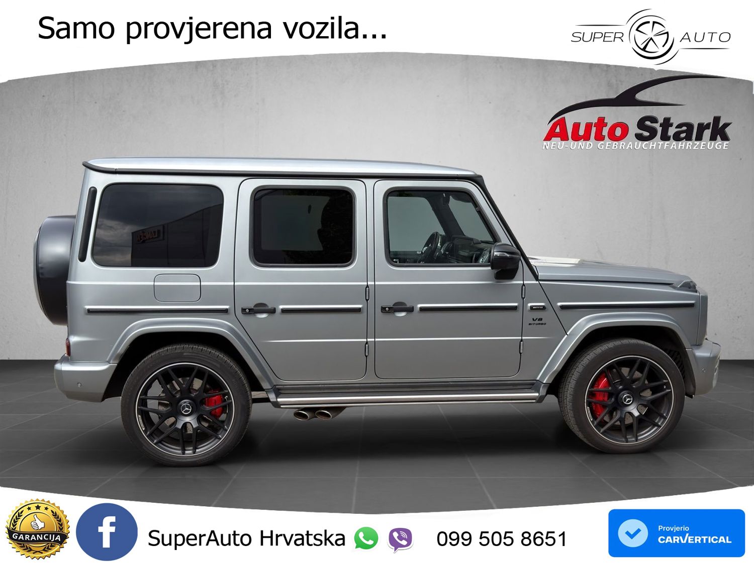 Mercedes AMG G 63 Long V8 (585 KS) 4MATIC 9G-TRONIC AMG SPEEDSHIFT PLUS Superior LED+GR SJED+ACC