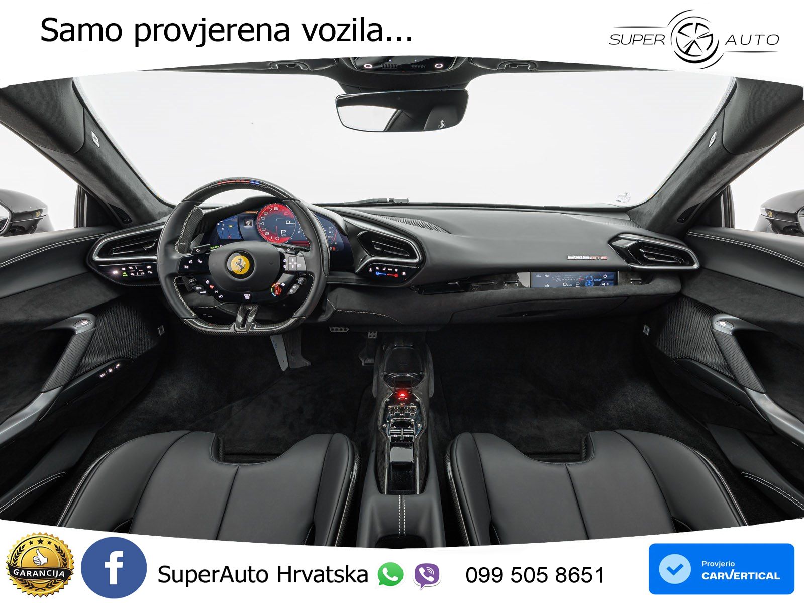 Ferrari 296 GTB 3.0 V6 (830 KS) F1 DCT LED+ACC