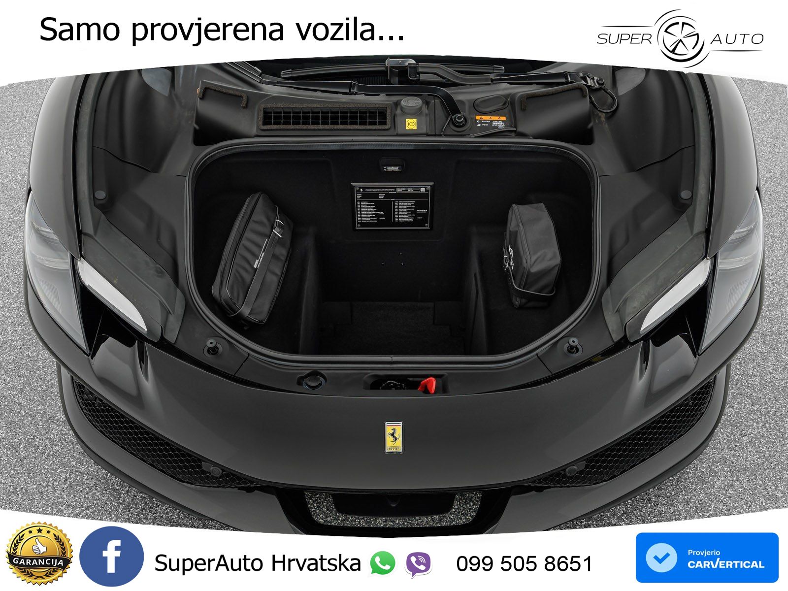 Ferrari 296 GTB 3.0 V6 (830 KS) F1 DCT LED+ACC