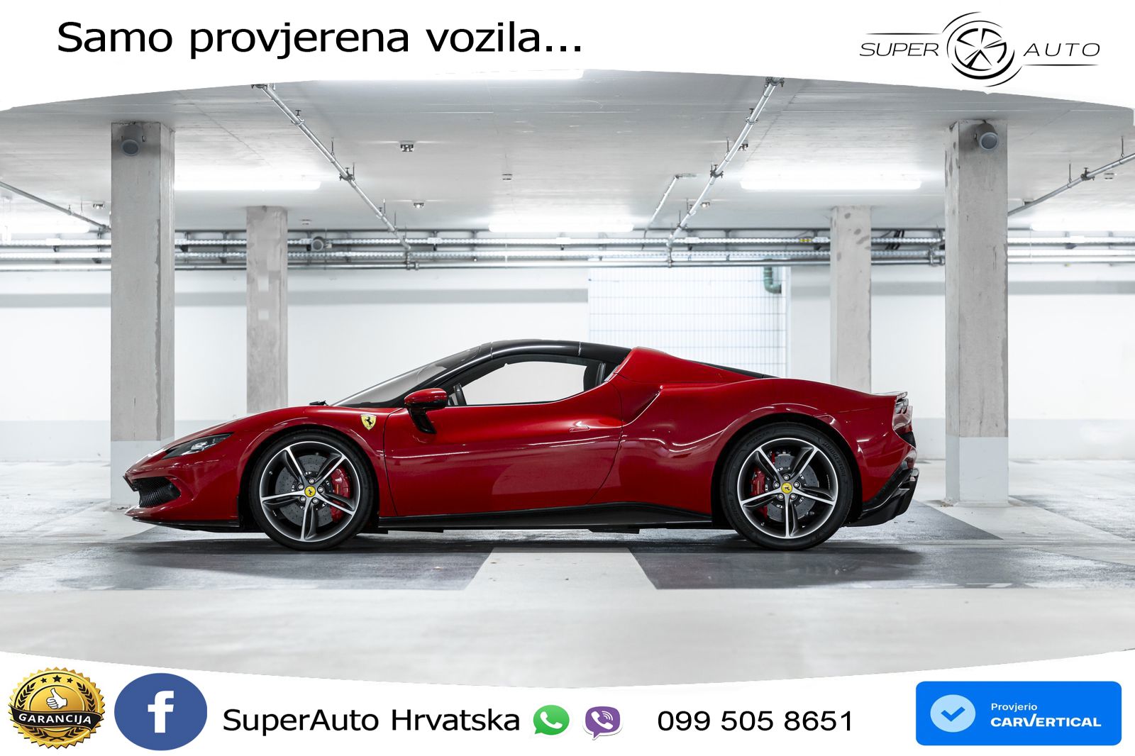 Ferrari 296 GTS 3.0 V6 (830 KS) F1 DCT