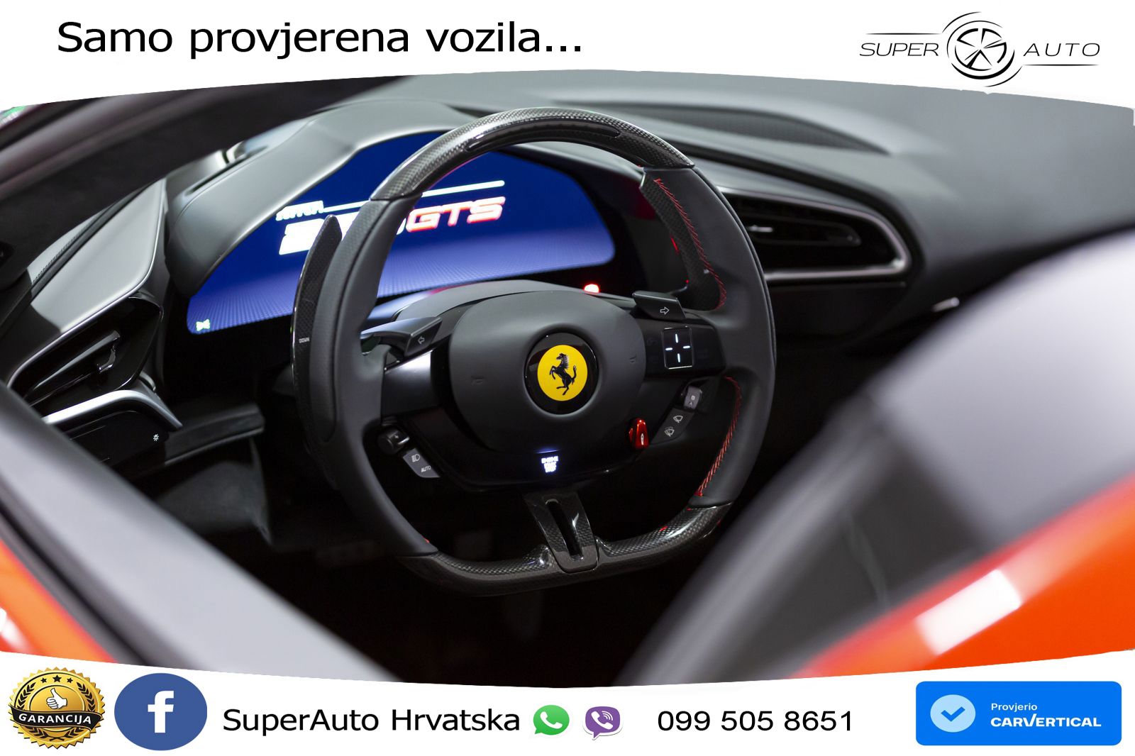 Ferrari 296 GTS 3.0 V6 (830 KS) F1 DCT
