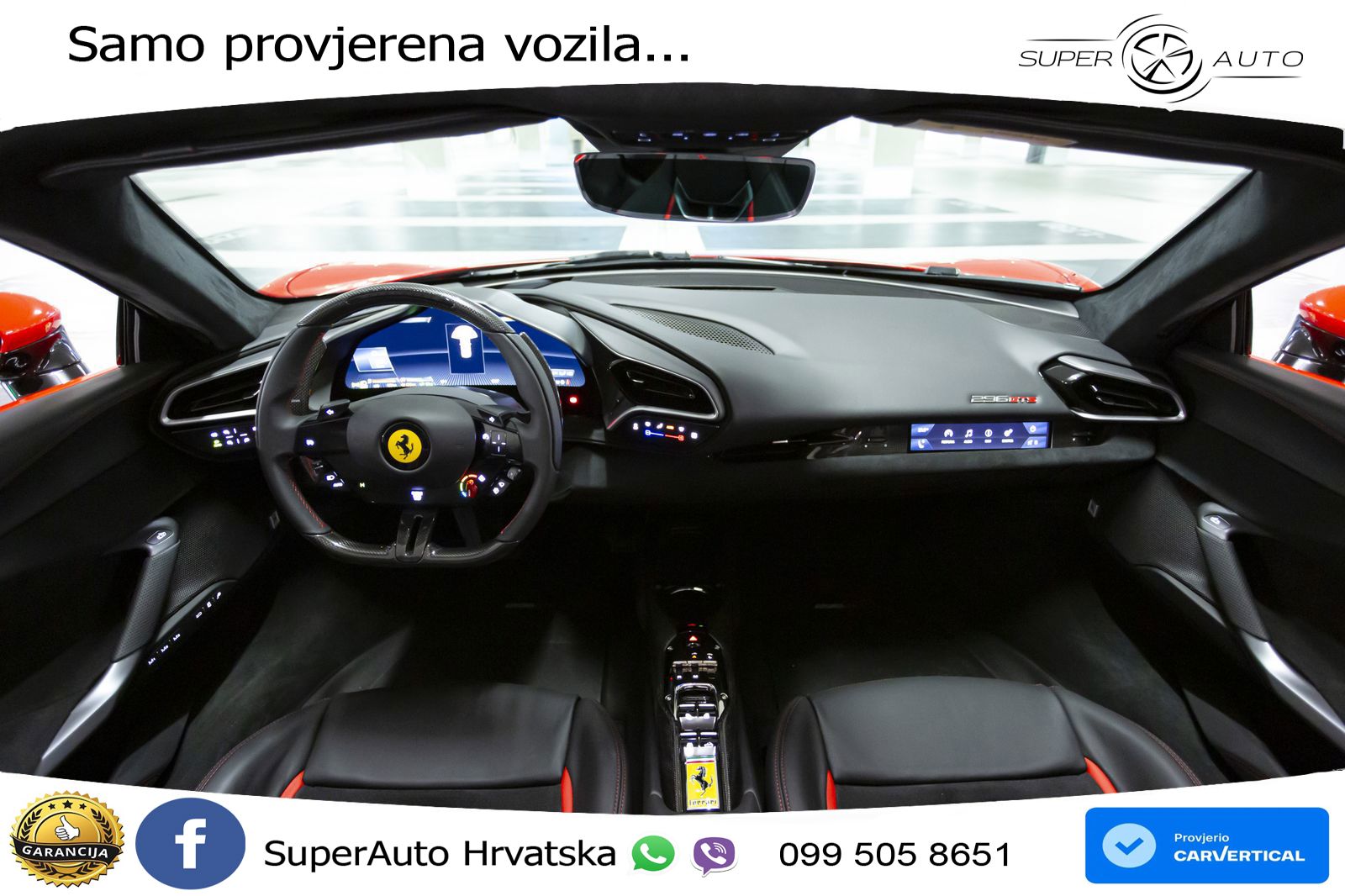 Ferrari 296 GTS 3.0 V6 (830 KS) F1 DCT