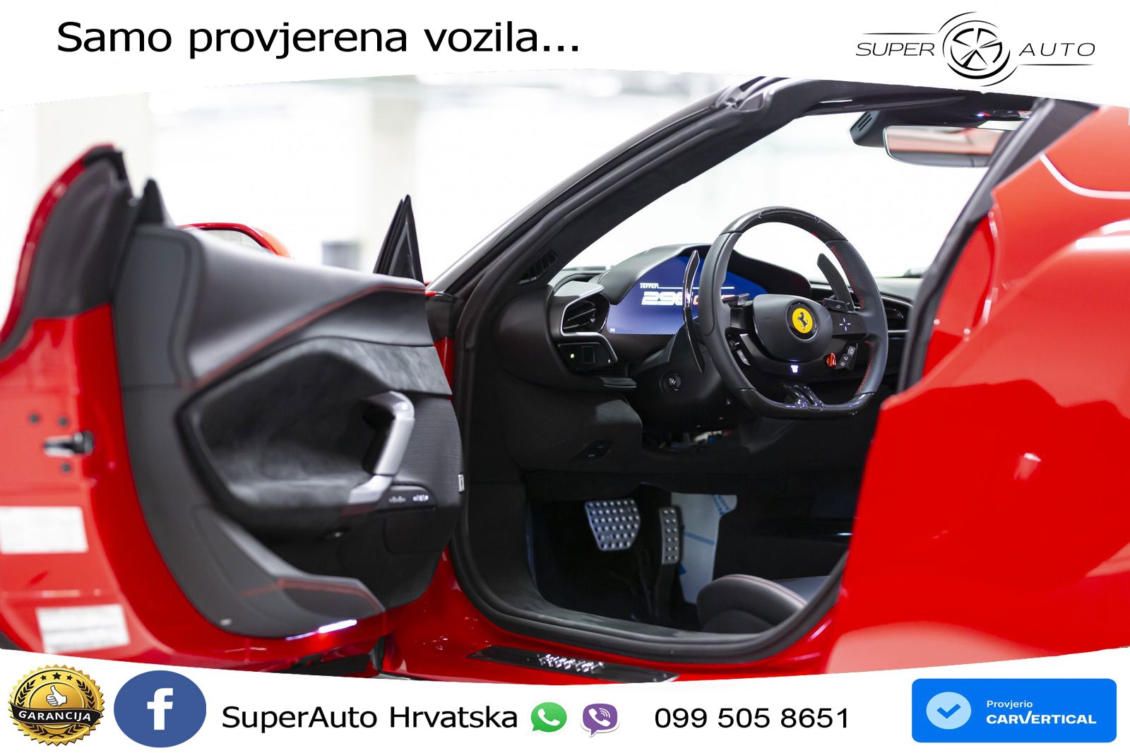 Ferrari 296 GTS 3.0 V6 (830 KS) F1 DCT