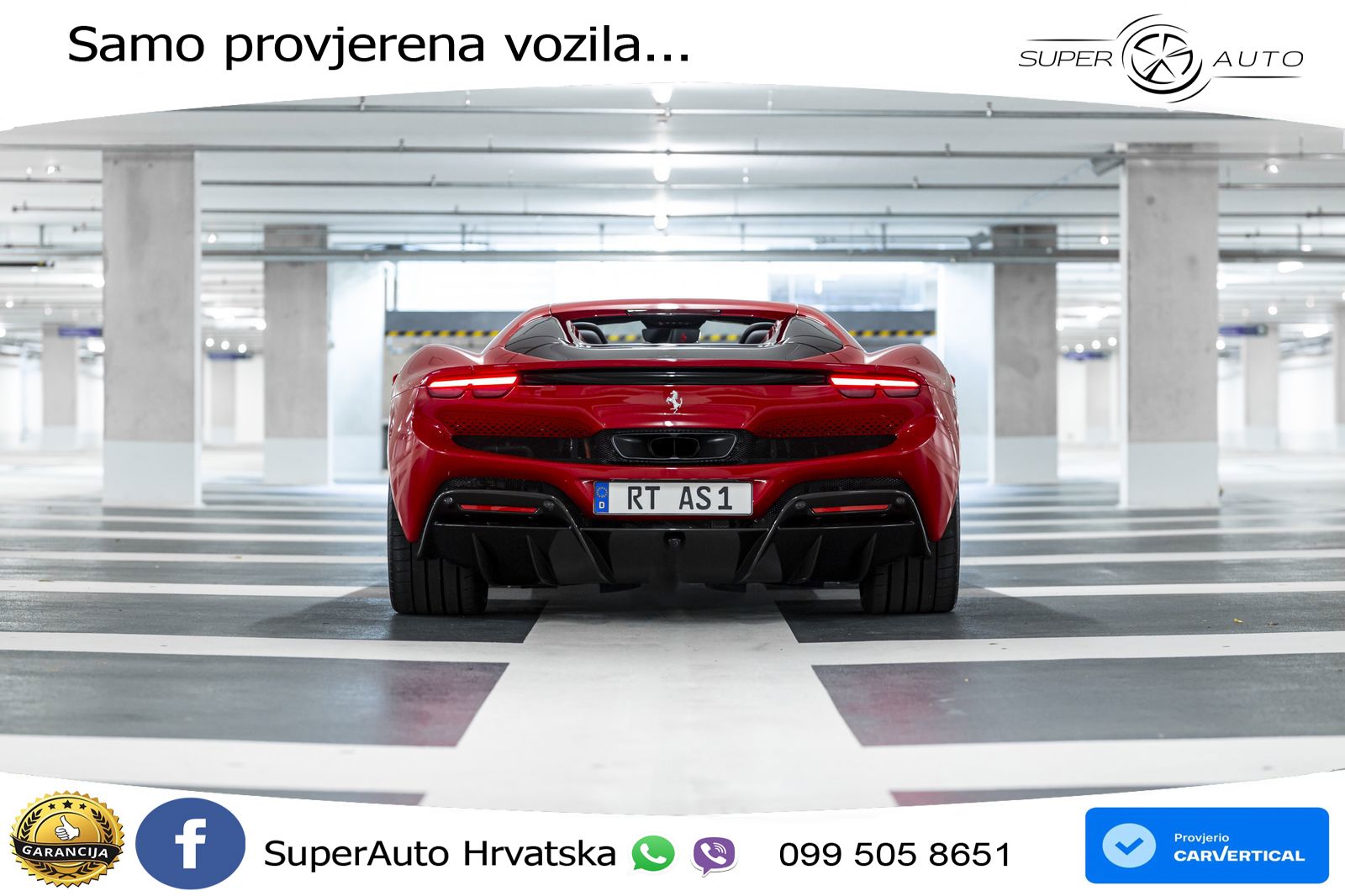 Ferrari 296 GTS 3.0 V6 (830 KS) F1 DCT