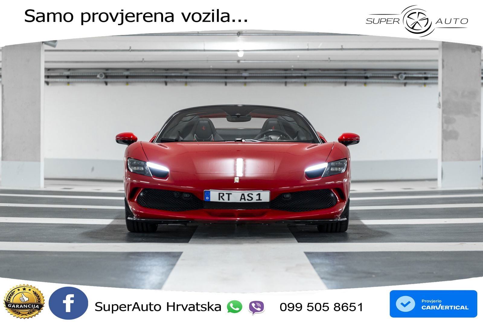 Ferrari 296 GTS 3.0 V6 (830 KS) F1 DCT