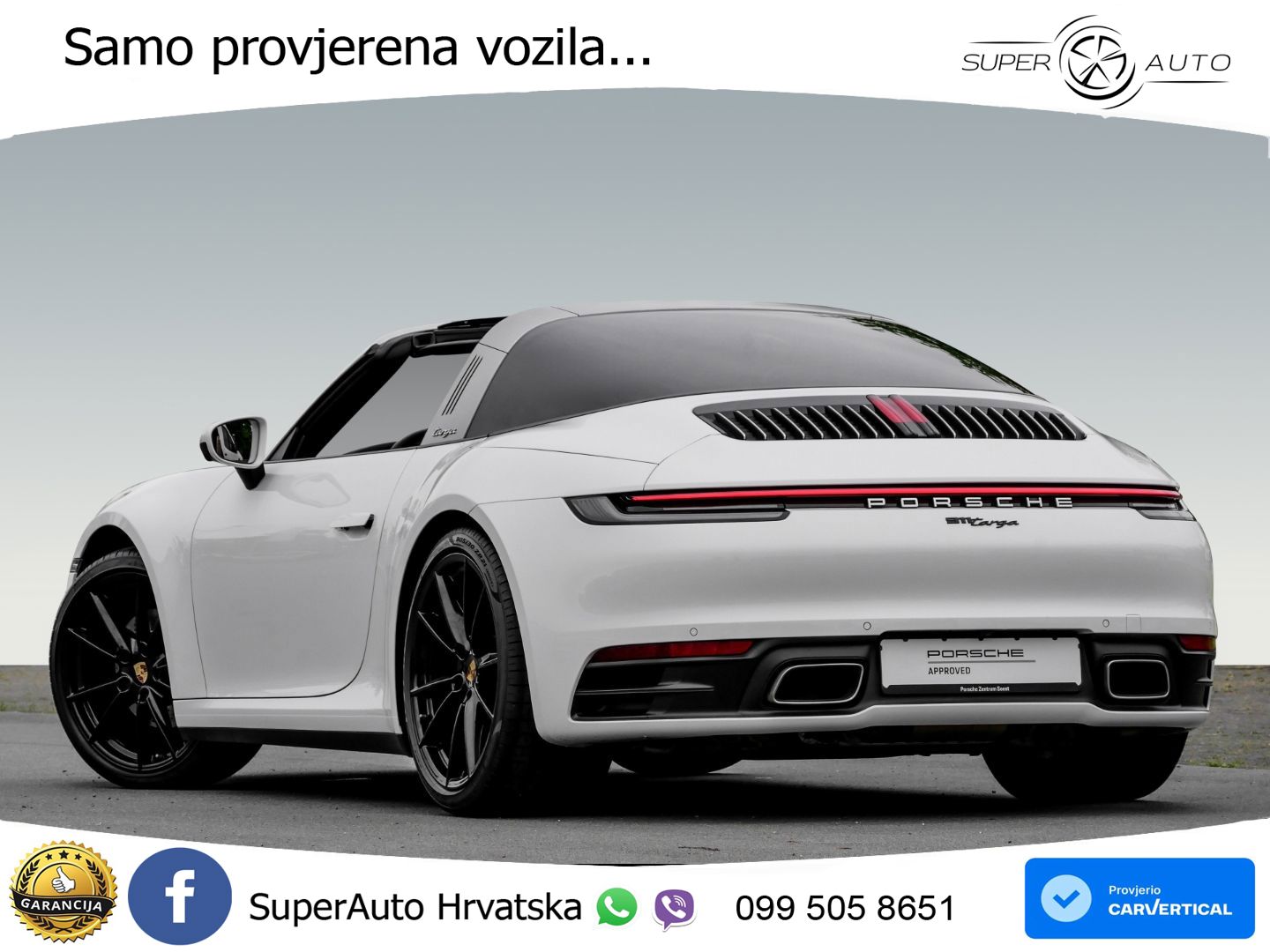 Porsche 911 Targa 4 3.0 (385 KS) PDK LED+GR SJED+ACC
