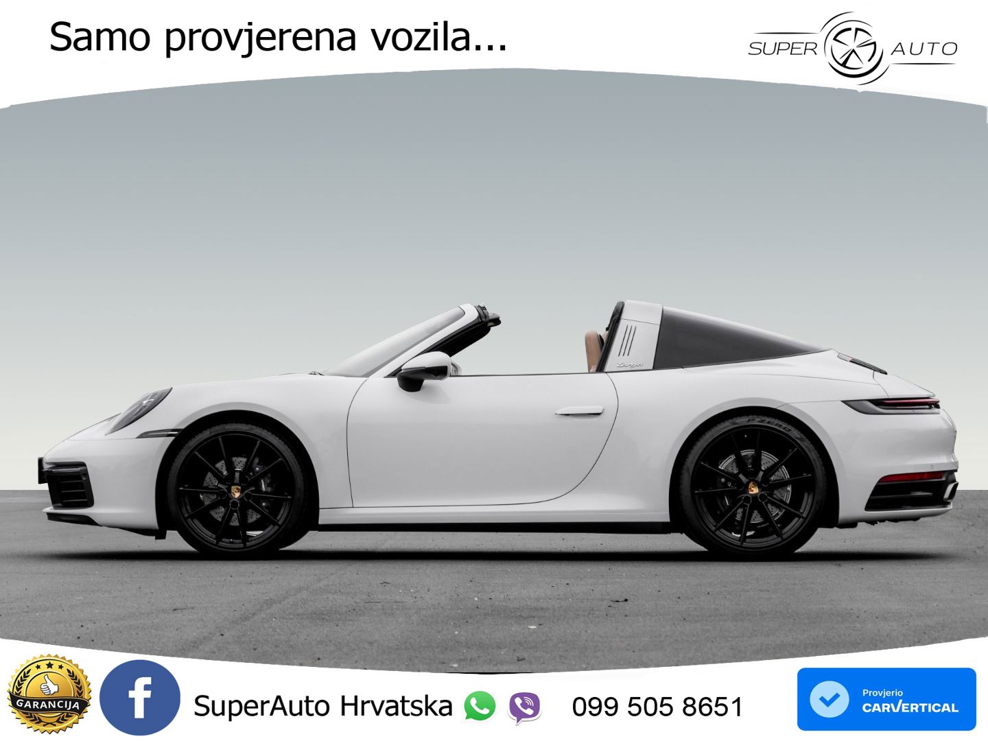 Porsche 911 Targa 4 3.0 (385 KS) PDK LED+GR SJED+ACC