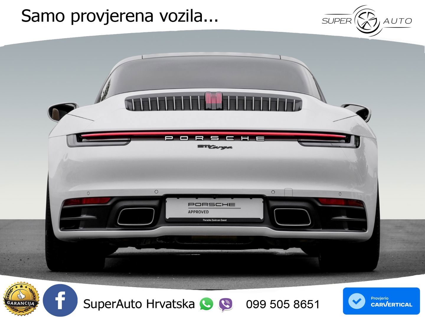 Porsche 911 Targa 4 3.0 (385 KS) PDK LED+GR SJED+ACC