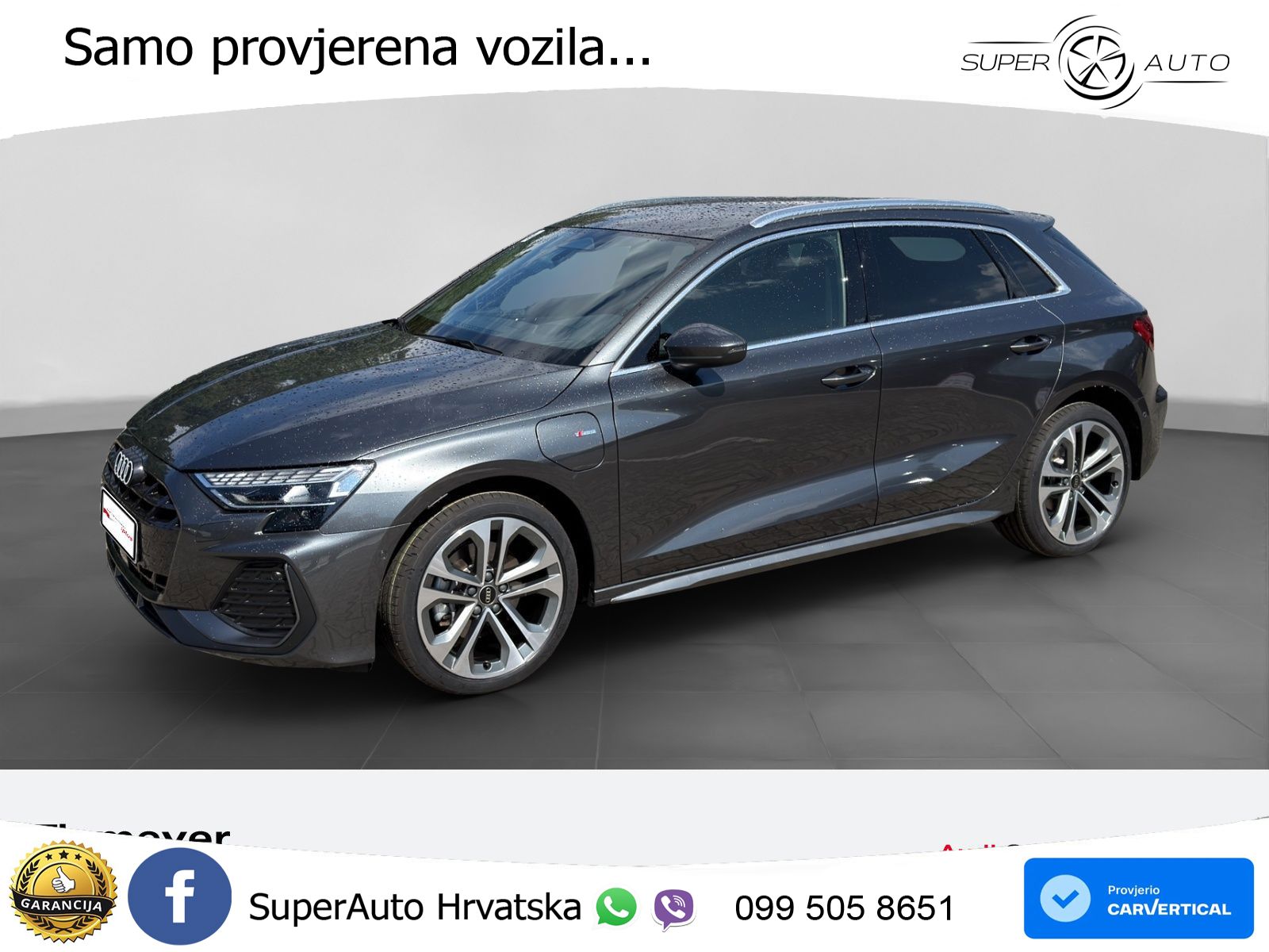 Audi A3 Sportback 40 TFSI e (204 KS) Plug-in Hybrid S tronic S line LED+GR SJED+ACC