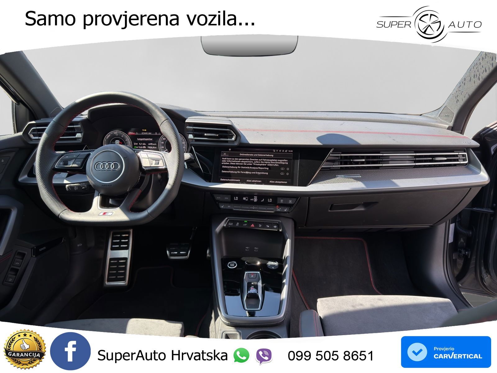 Audi A3 Sportback 40 TFSI e (204 KS) Plug-in Hybrid S tronic S line LED+GR SJED+ACC