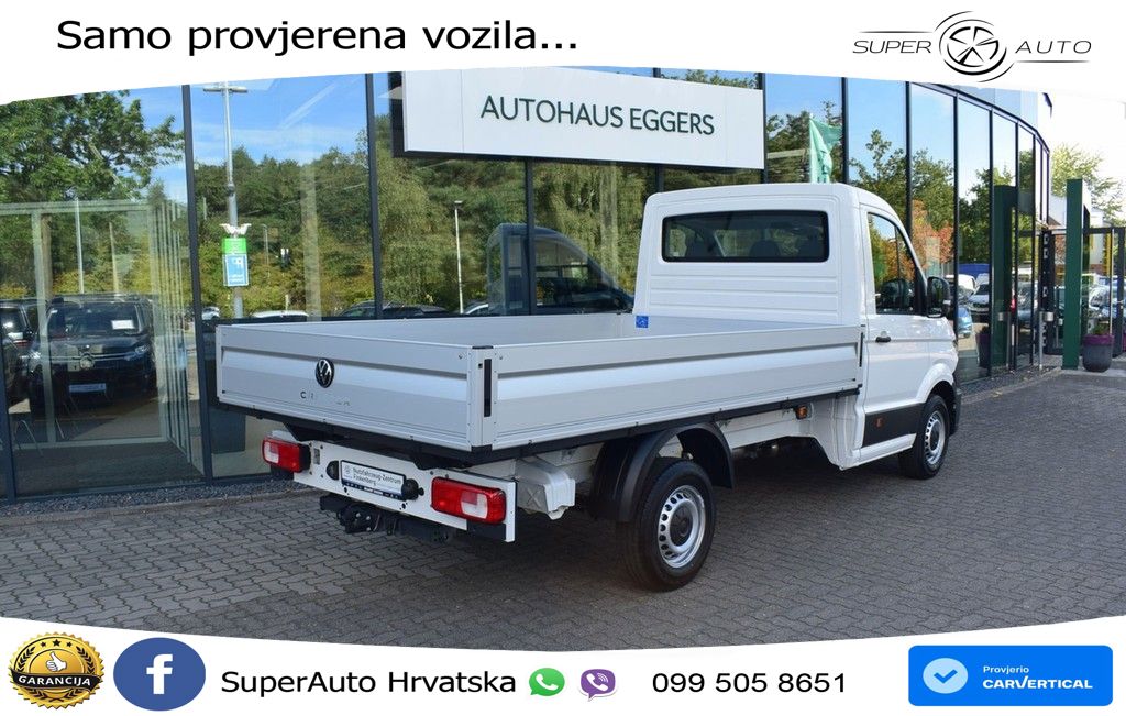 Volkswagen Crafter 35 EiKa Pritsche TDI MR *PDC*AHK*3-Sitze 140 KS
