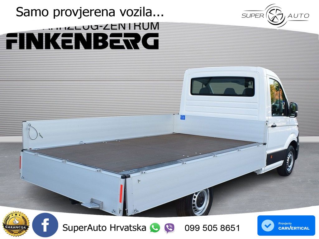 Volkswagen Crafter 35 EiKa Pritsche TDI MR *PDC*AHK*3-Sitze 140 KS