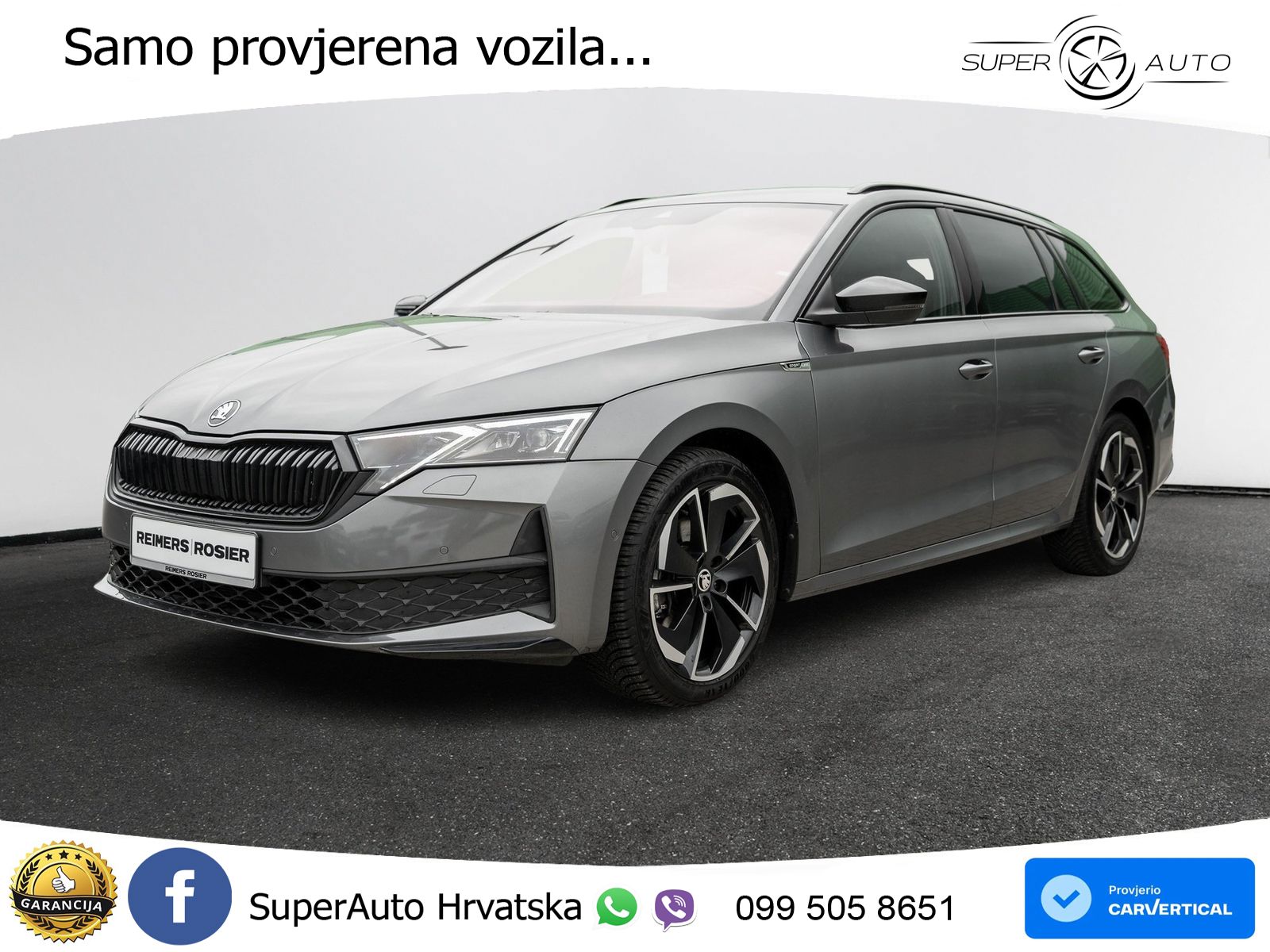 Škoda Octavia Combi 1.5 TSI (150 KS) DSG SportLine LED+GR SJED+ACC
