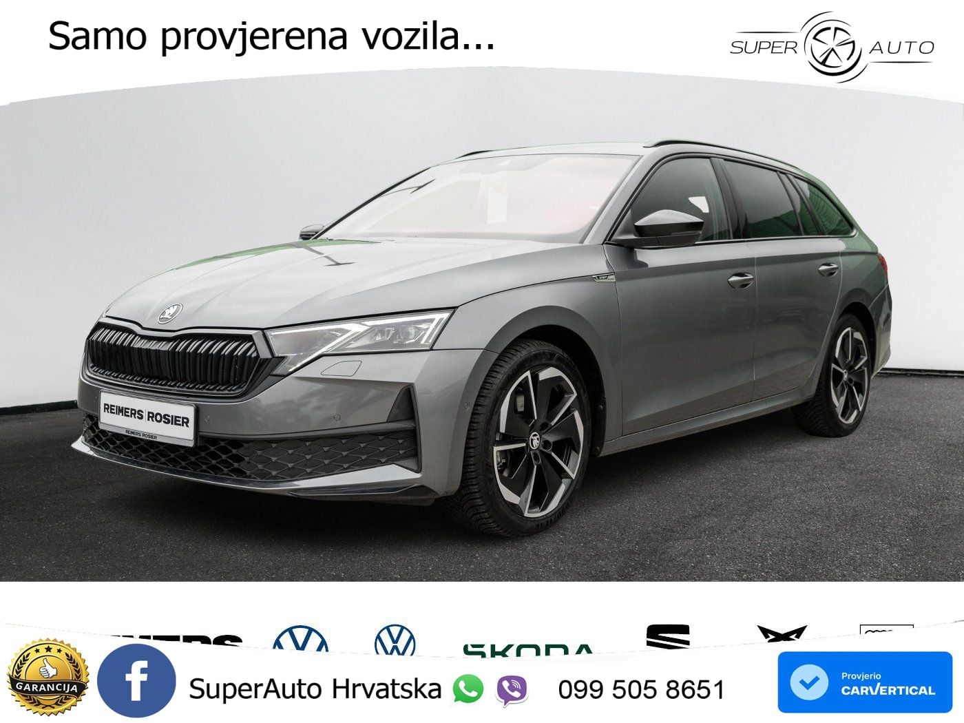 Škoda Octavia Combi 1.5 TSI (150 KS) DSG SportLine LED+GR SJED+ACC