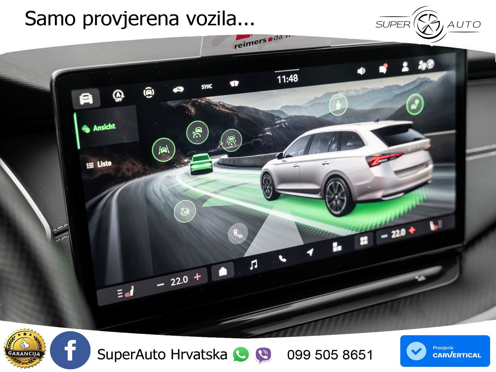 Škoda Octavia Combi 1.5 TSI (150 KS) DSG SportLine LED+GR SJED+ACC
