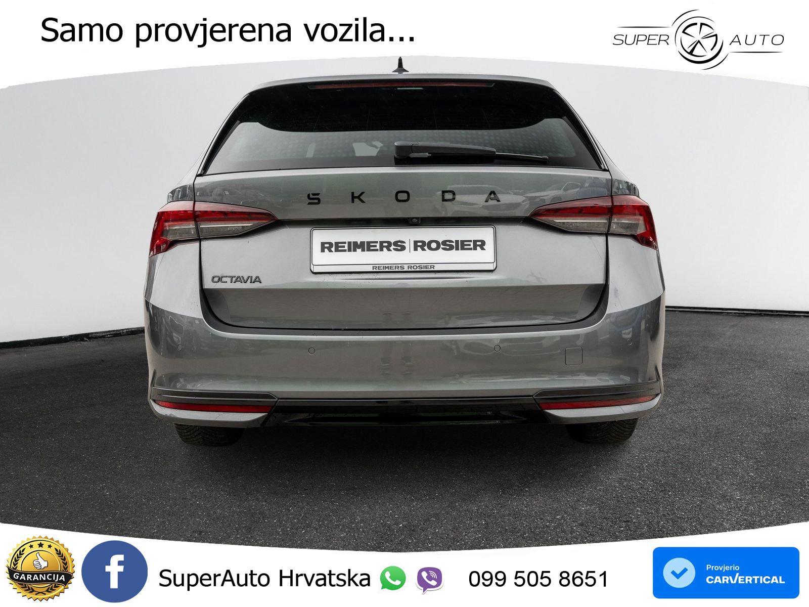 Škoda Octavia Combi 1.5 TSI (150 KS) DSG SportLine LED+GR SJED+ACC