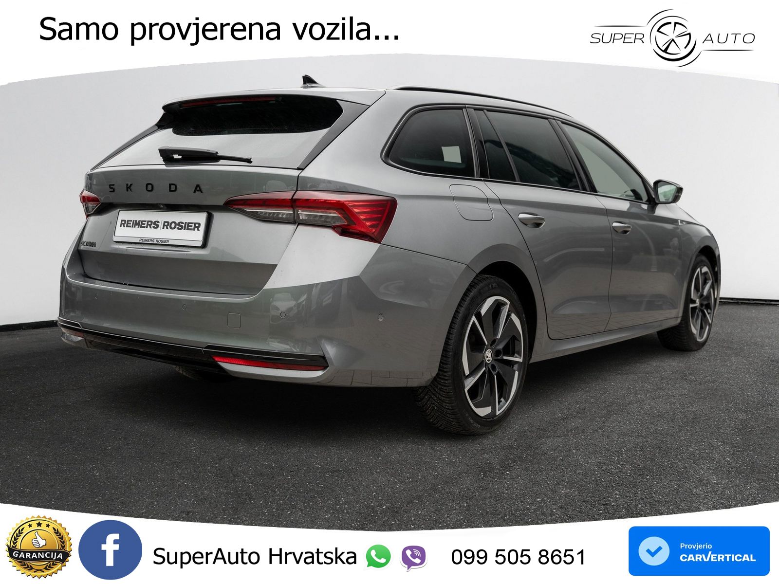 Škoda Octavia Combi 1.5 TSI (150 KS) DSG SportLine LED+GR SJED+ACC