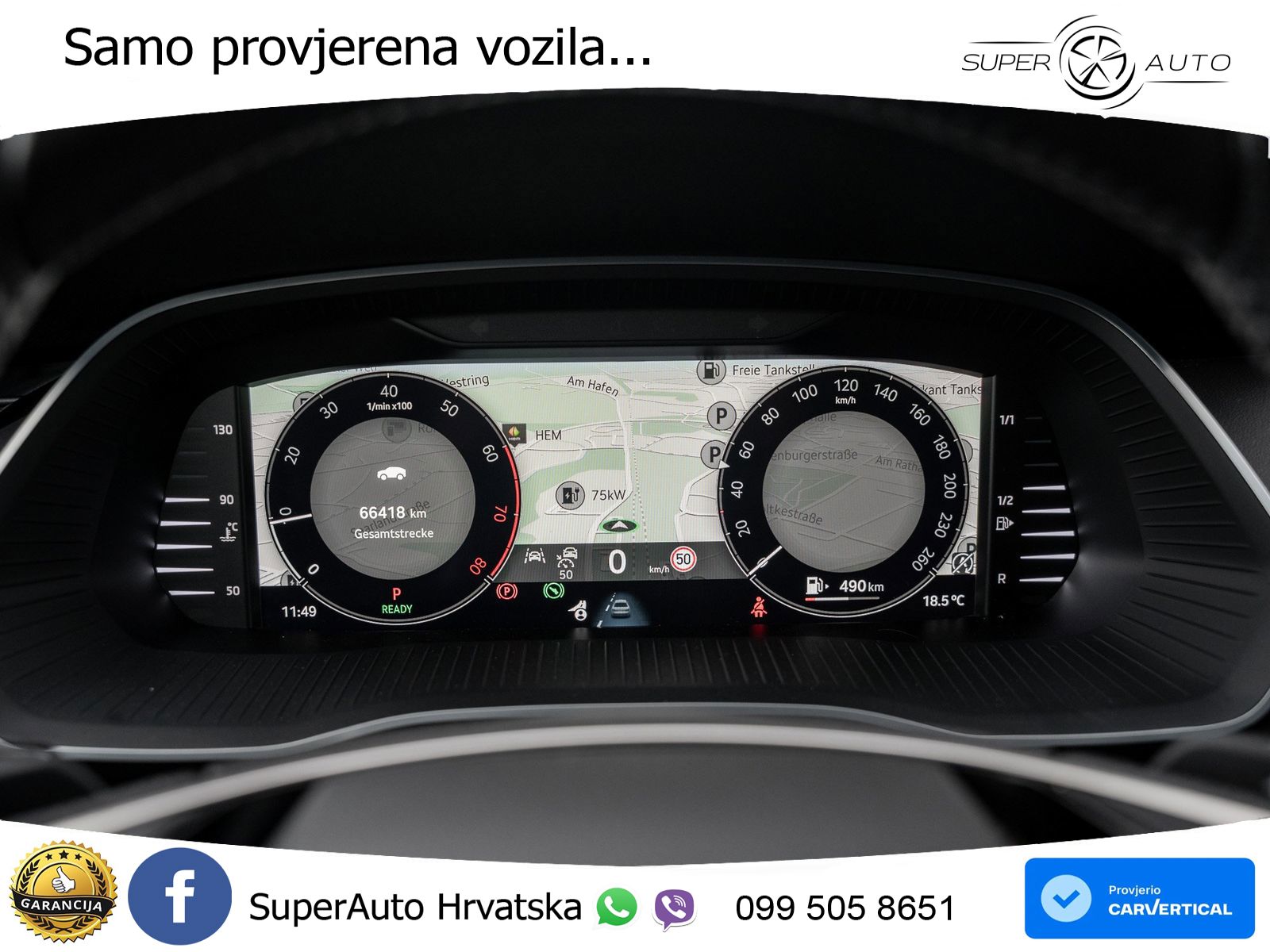 Škoda Octavia Combi 1.5 TSI (150 KS) DSG SportLine LED+GR SJED+ACC