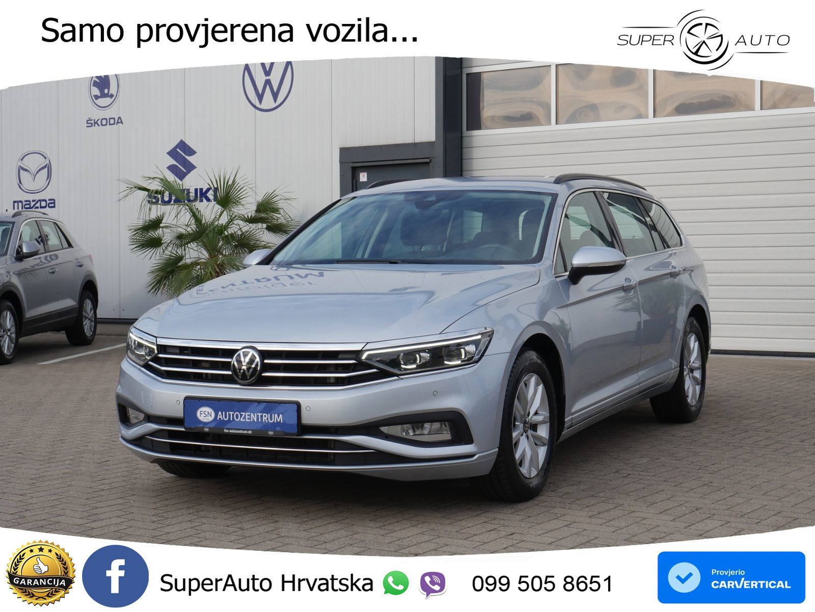 Volkswagen Passat Variant 2.0 TDI (150 KS) DSG Business LED+GR SJED+ACC