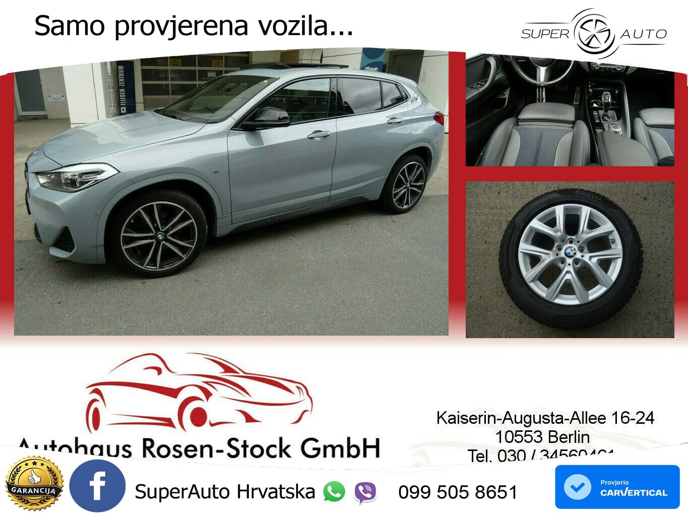 BMW X2 sDrive20d Steptronic M Sport LED+GR SJED+ACC