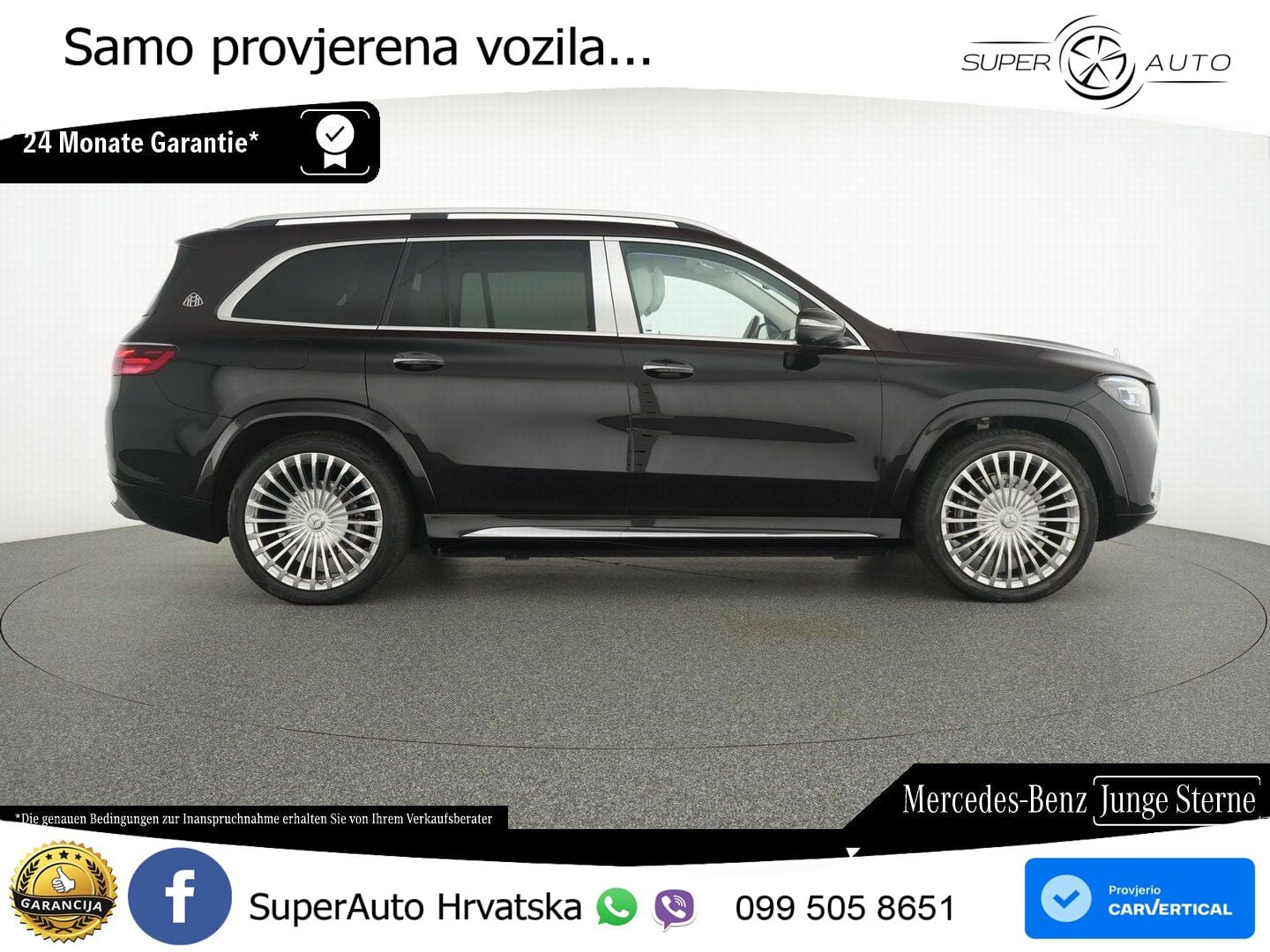 Mercedes Maybach GLS 600 V8 EQ Boost 4MATIC 9G-TRONIC ACC+HEAD+4xGR SJED+360+PANO