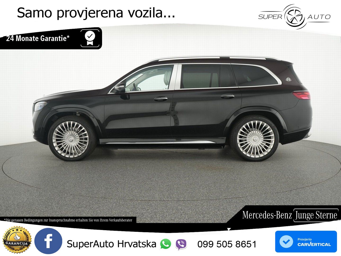 Mercedes Maybach GLS 600 V8 EQ Boost 4MATIC 9G-TRONIC ACC+HEAD+4xGR SJED+360+PANO