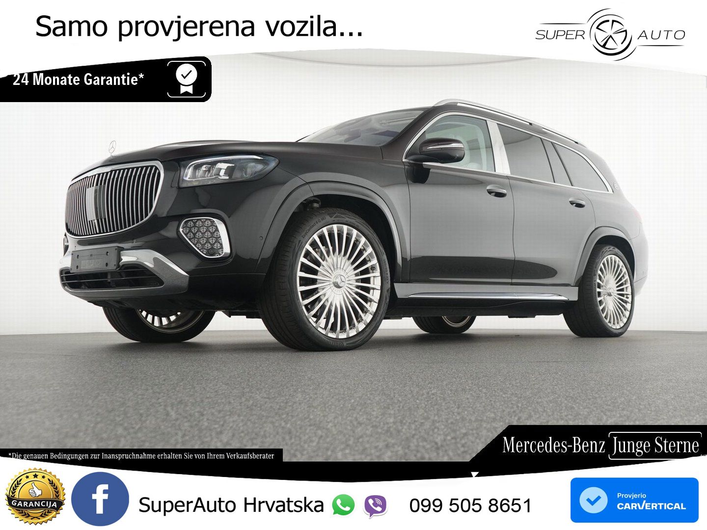 Mercedes Maybach GLS 600 V8 EQ Boost 4MATIC 9G-TRONIC ACC+HEAD+4xGR SJED+360+PANO