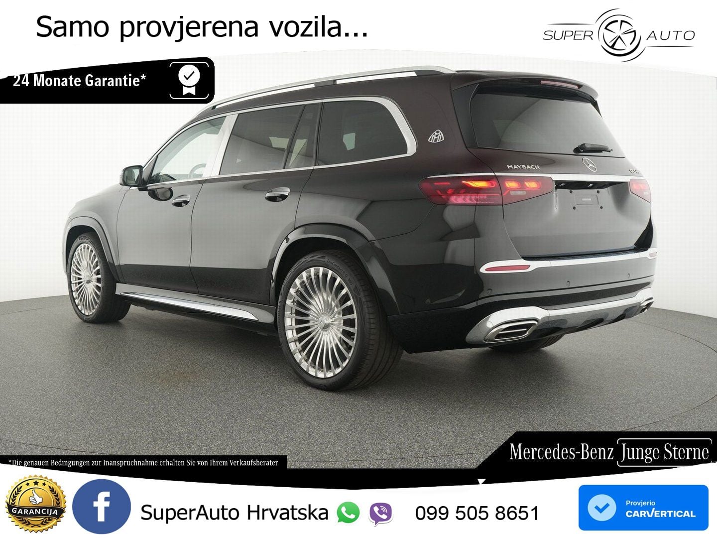 Mercedes Maybach GLS 600 V8 EQ Boost 4MATIC 9G-TRONIC ACC+HEAD+4xGR SJED+360+PANO