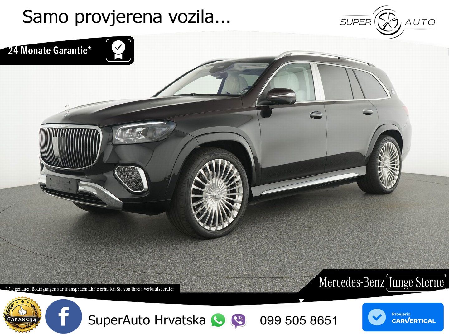 Mercedes Maybach GLS 600 V8 EQ Boost 4MATIC 9G-TRONIC ACC+HEAD+4xGR SJED+360+PANO
