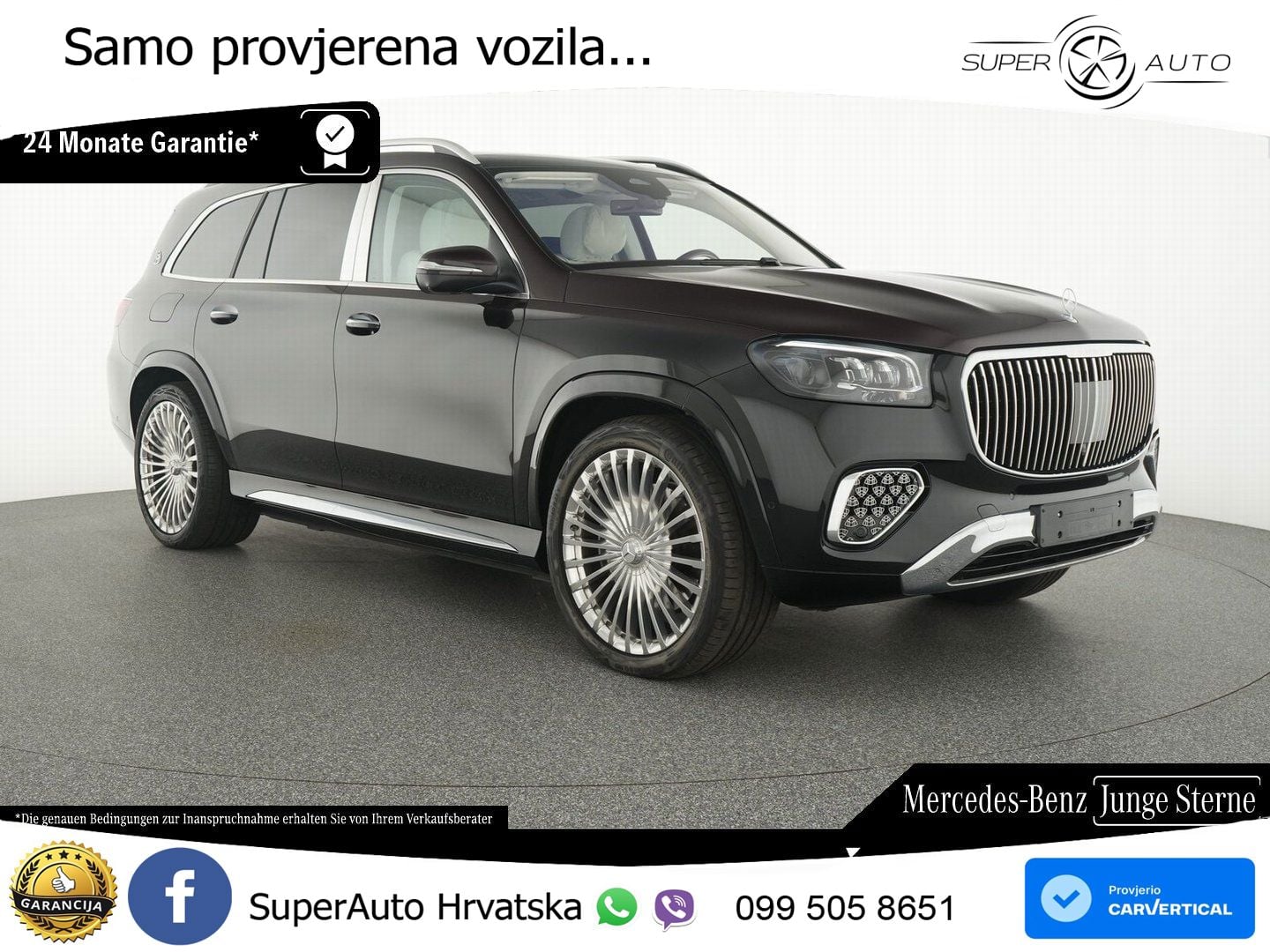 Mercedes Maybach GLS 600 V8 EQ Boost 4MATIC 9G-TRONIC ACC+HEAD+4xGR SJED+360+PANO