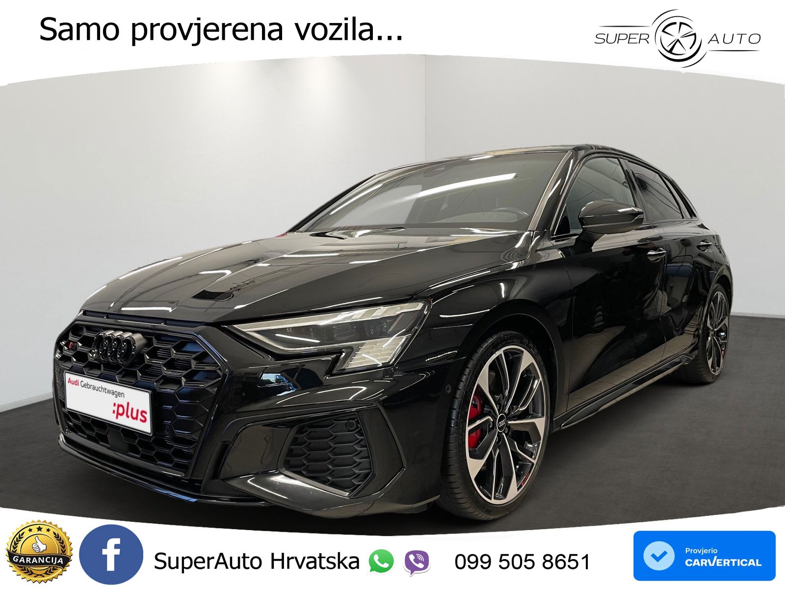 Audi S3 2.0 TFSI (310 KS) quattro S tronic MATRIX+GR SJED+KAM