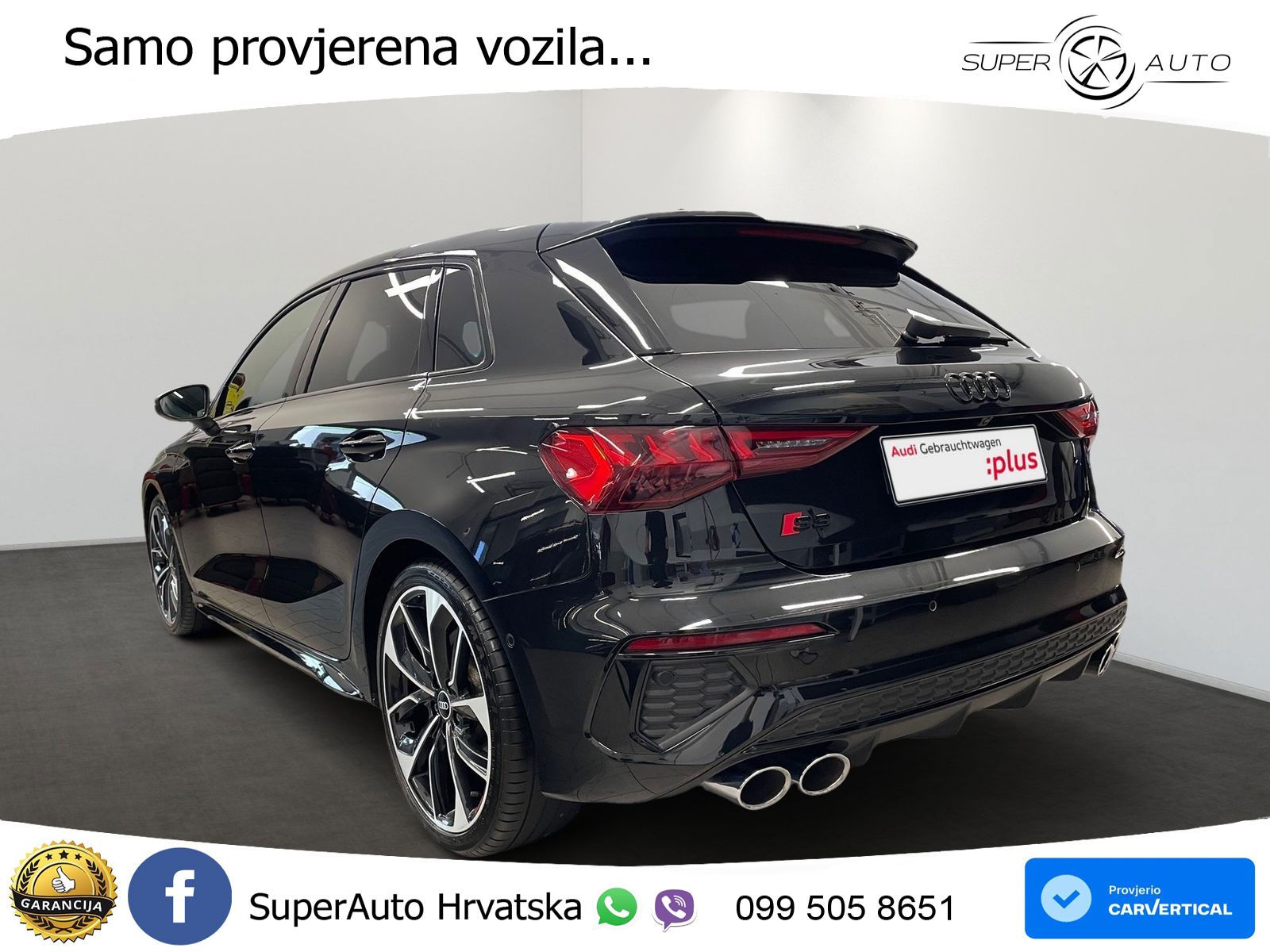 Audi S3 2.0 TFSI (310 KS) quattro S tronic MATRIX+GR SJED+KAM