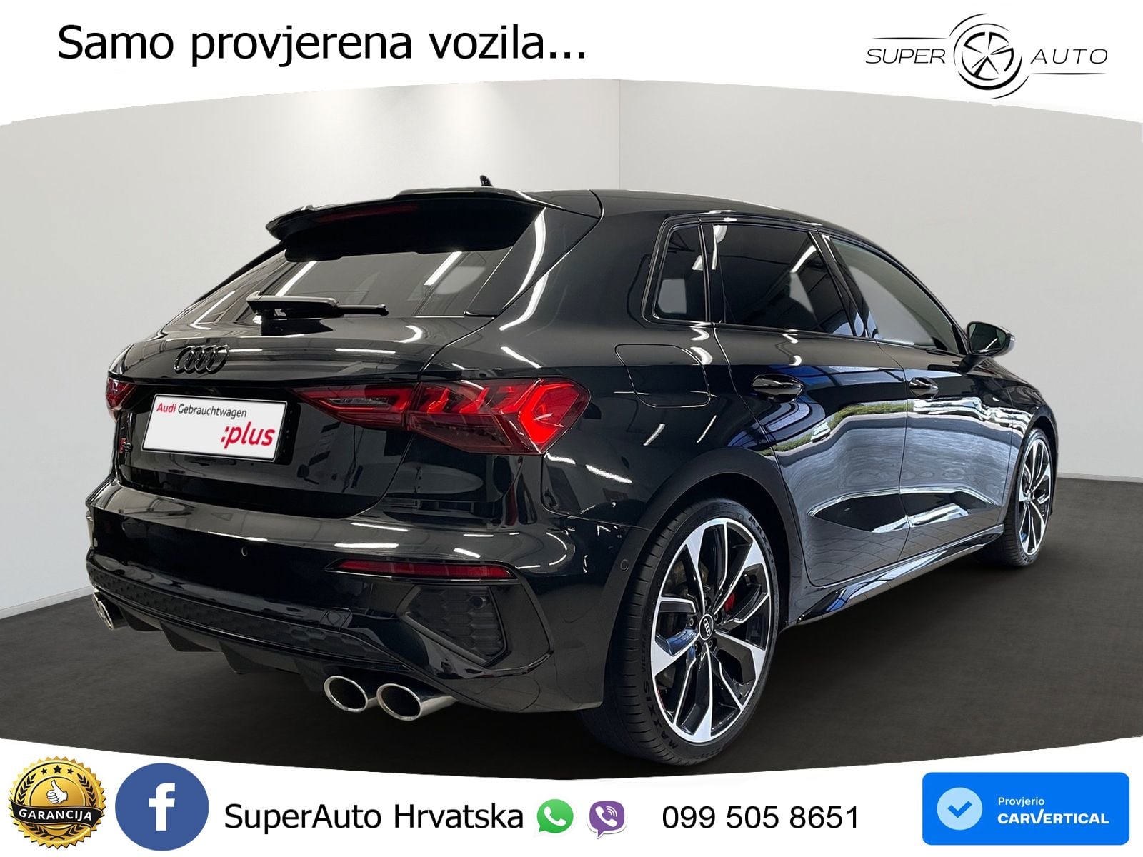 Audi S3 2.0 TFSI (310 KS) quattro S tronic MATRIX+GR SJED+KAM