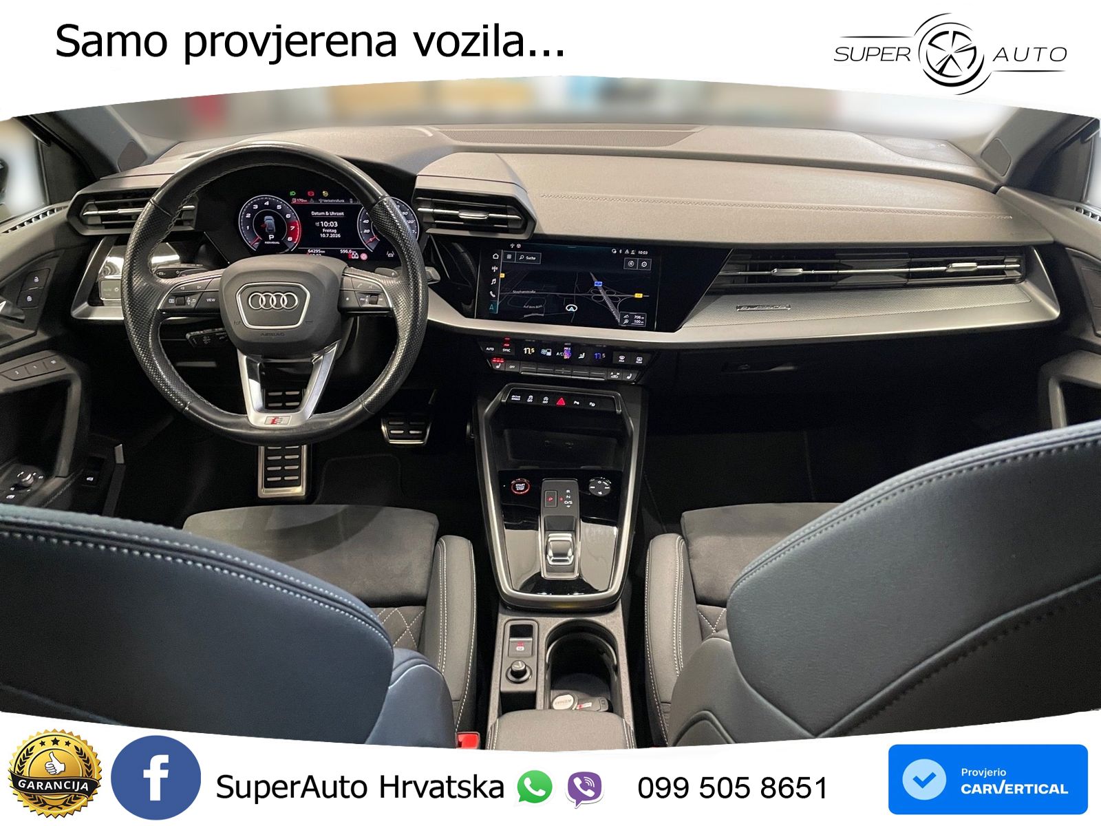 Audi S3 2.0 TFSI (310 KS) quattro S tronic MATRIX+GR SJED+KAM