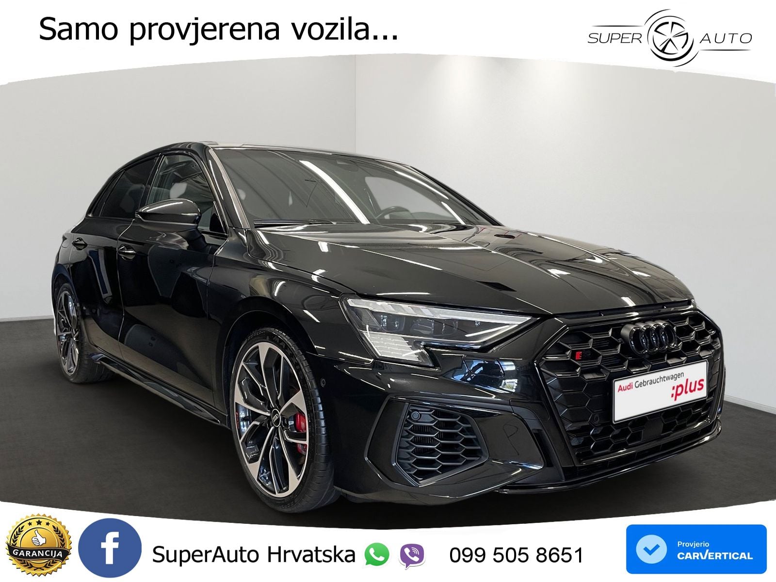 Audi S3 2.0 TFSI (310 KS) quattro S tronic MATRIX+GR SJED+KAM