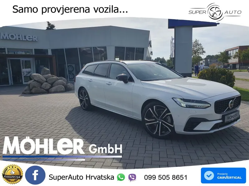 Volvo V90 Recharge T8 AWD Geartronic ACC+HEAD+4xGR SJED+360+PANO