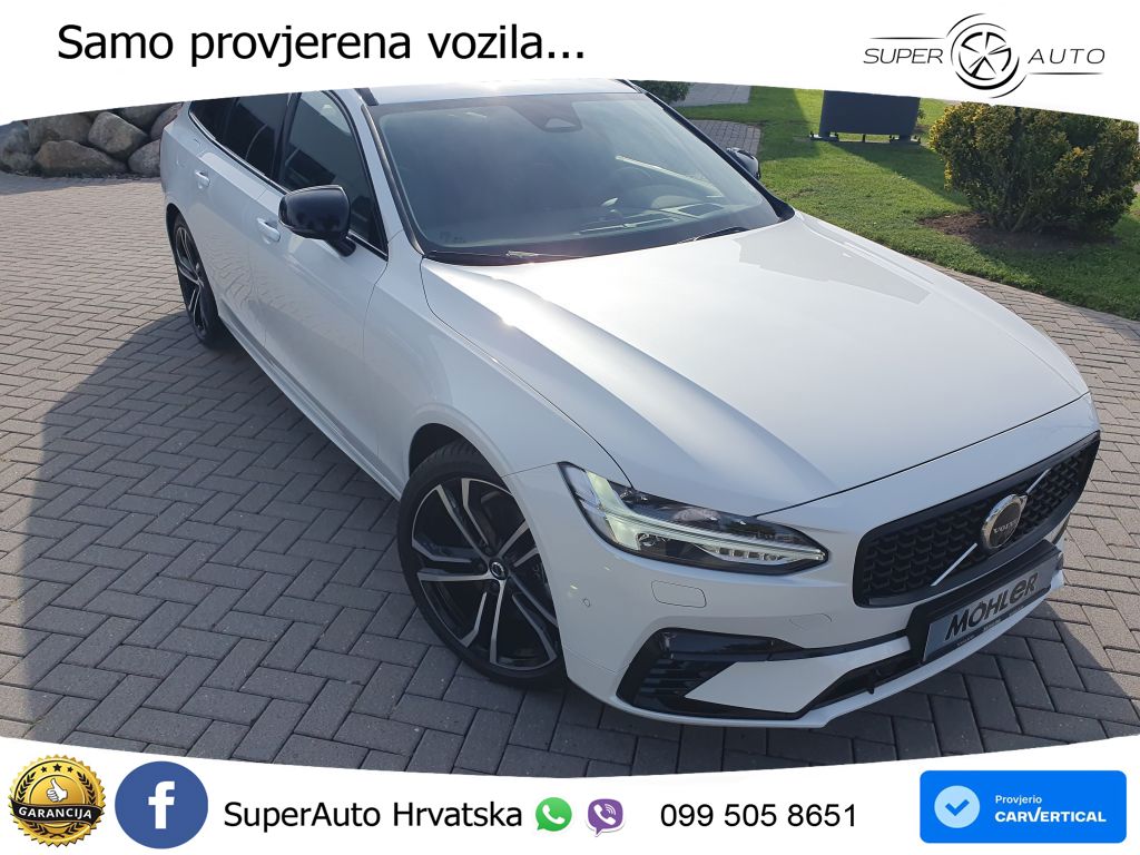Volvo V90 Recharge T8 AWD Geartronic ACC+HEAD+4xGR SJED+360+PANO