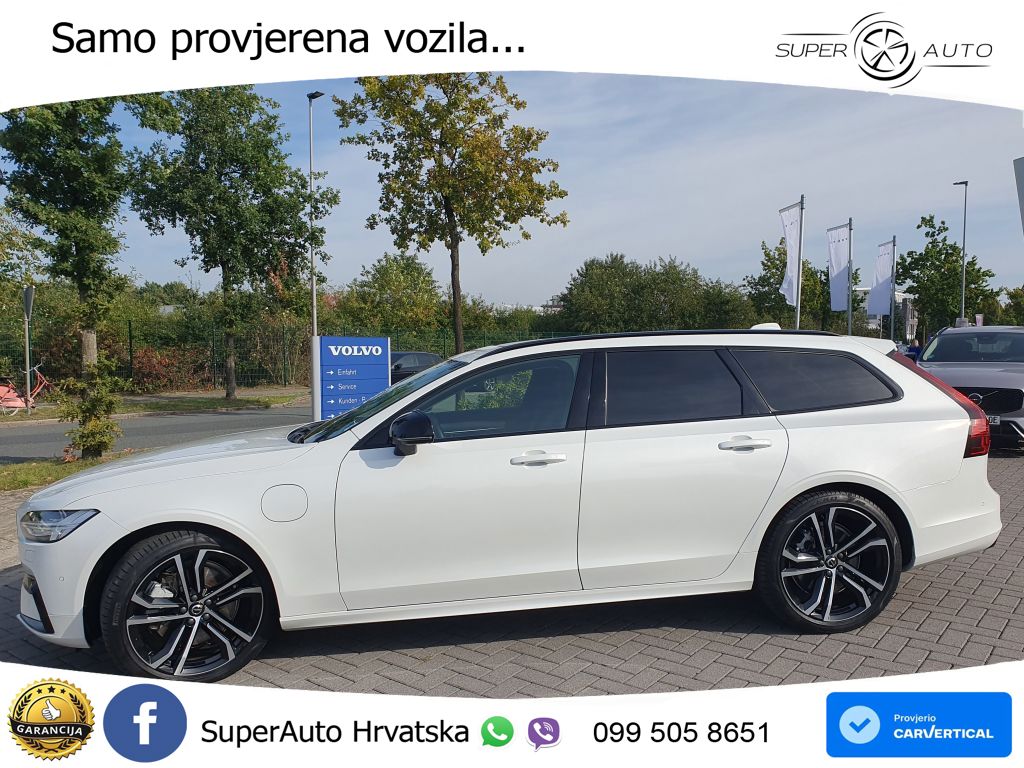 Volvo V90 Recharge T8 AWD Geartronic ACC+HEAD+4xGR SJED+360+PANO
