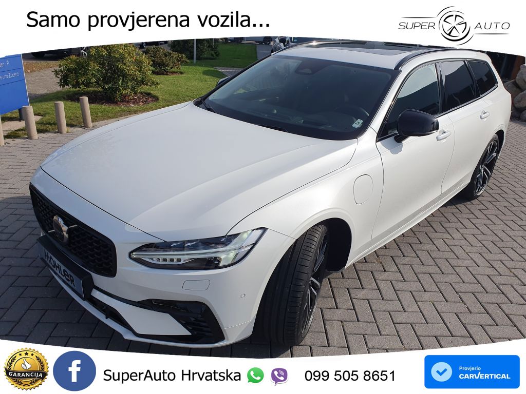 Volvo V90 Recharge T8 AWD Geartronic ACC+HEAD+4xGR SJED+360+PANO