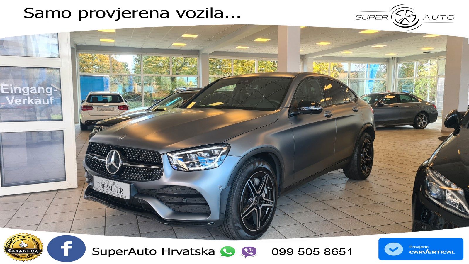 Mercedes GLC Coupe 400d (330 KS) 4MATIC 9G-TRONIC AMG ACC+HEAD+GR SJED+360+PANO