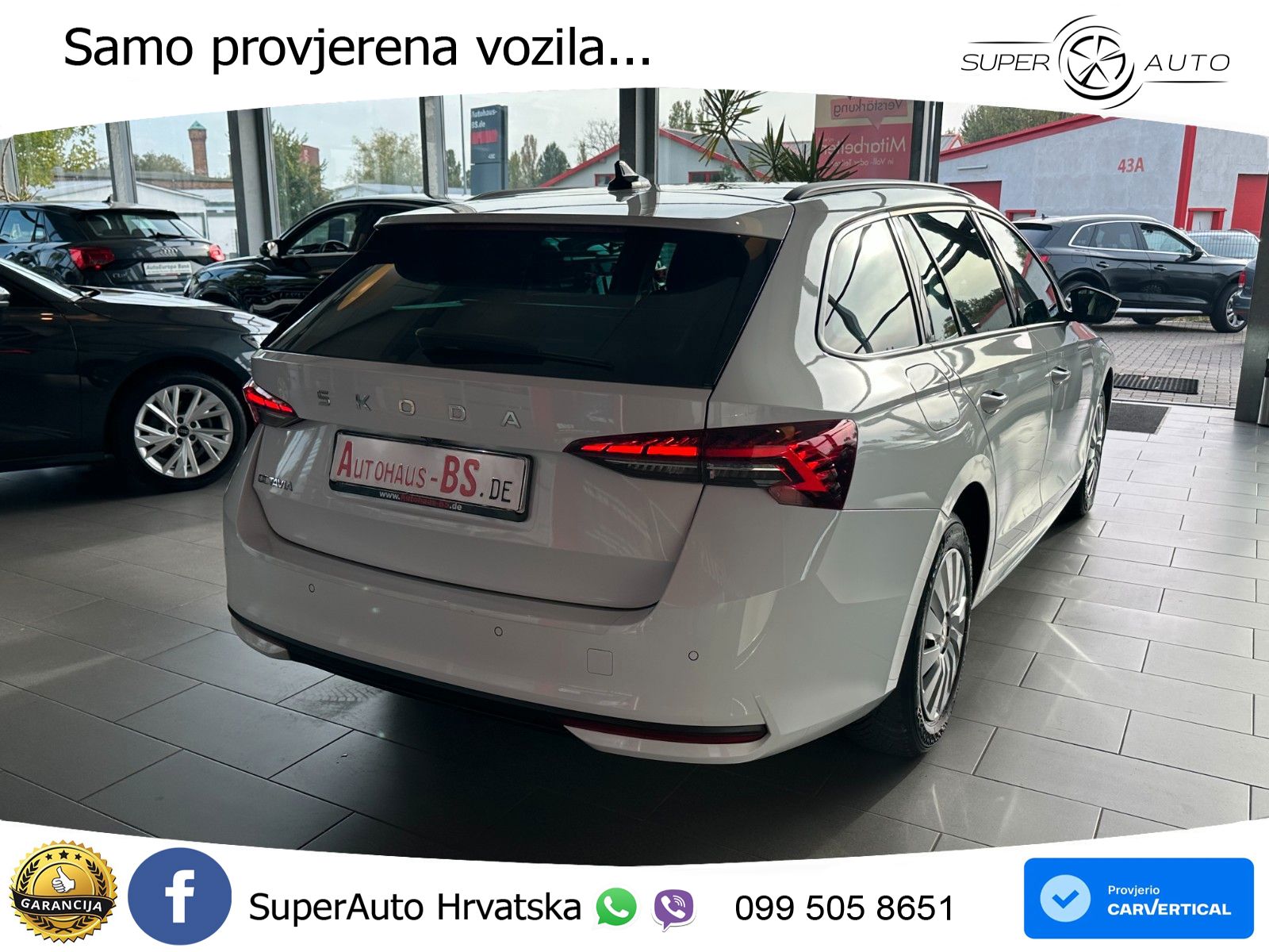 Škoda Octavia Combi 2.0 TDI (150 KS) DSG LED+GR SJED+ACC