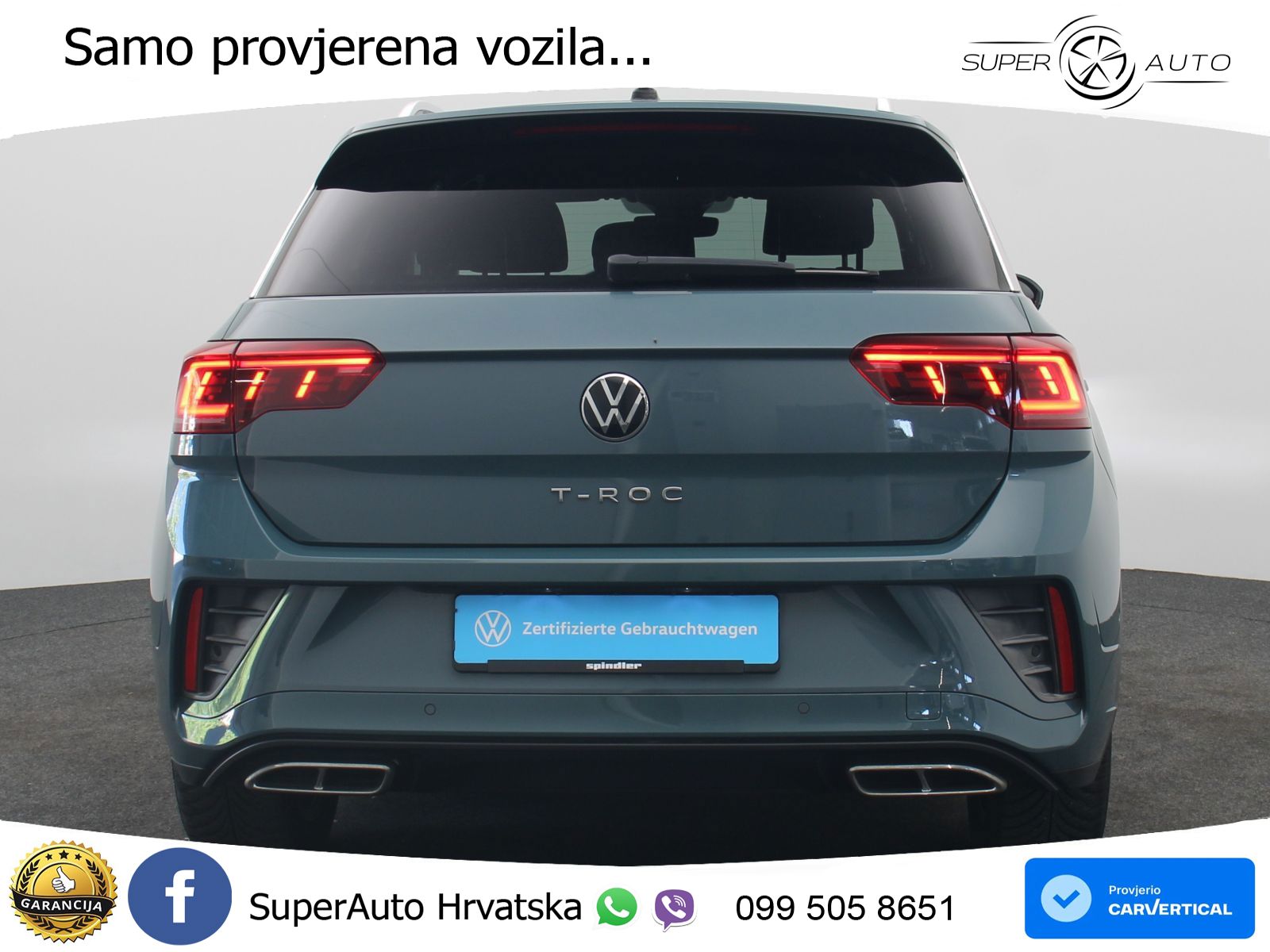 Volkswagen T-Roc 1.5 TSI (150 KS) R-Line LED+GR SJED+ACC