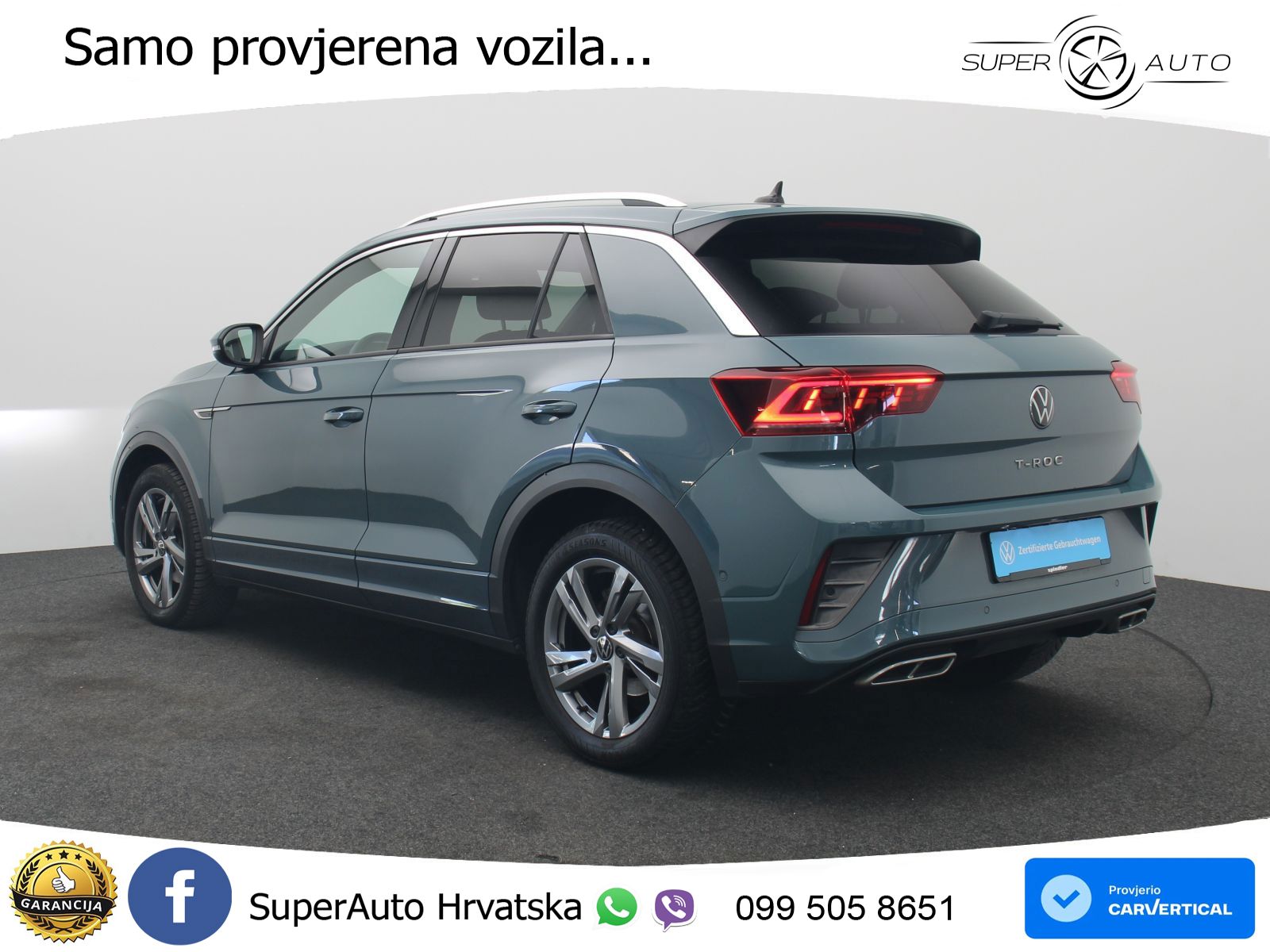 Volkswagen T-Roc 1.5 TSI (150 KS) R-Line LED+GR SJED+ACC