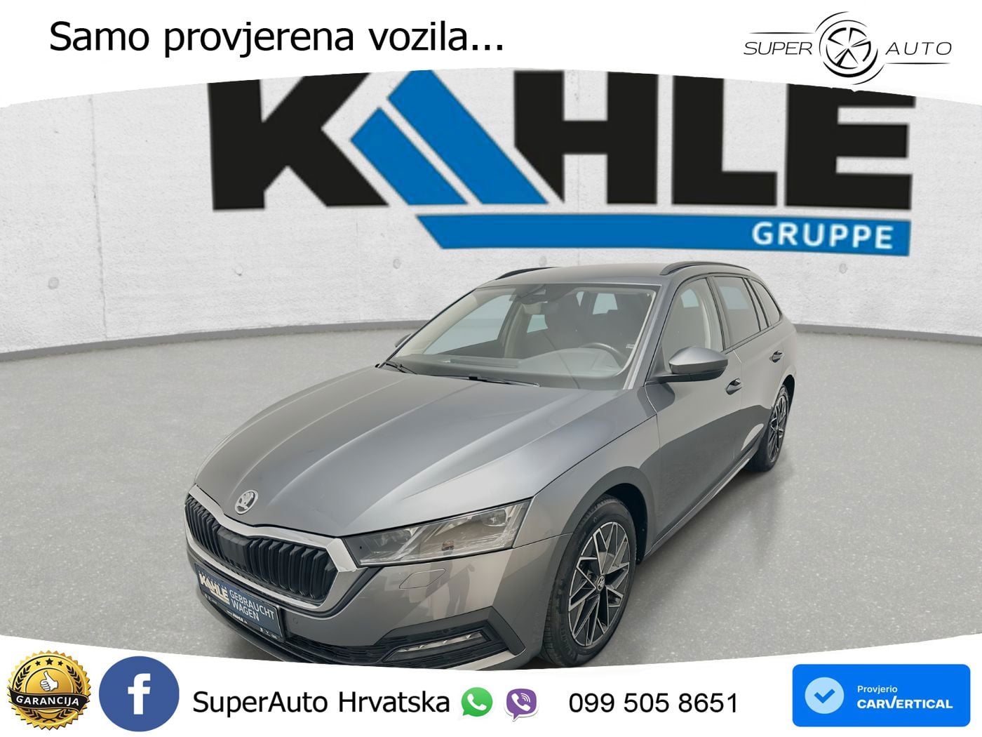 Škoda Octavia Combi 2.0 TDI (150 KS) LED+GR SJED+ACC